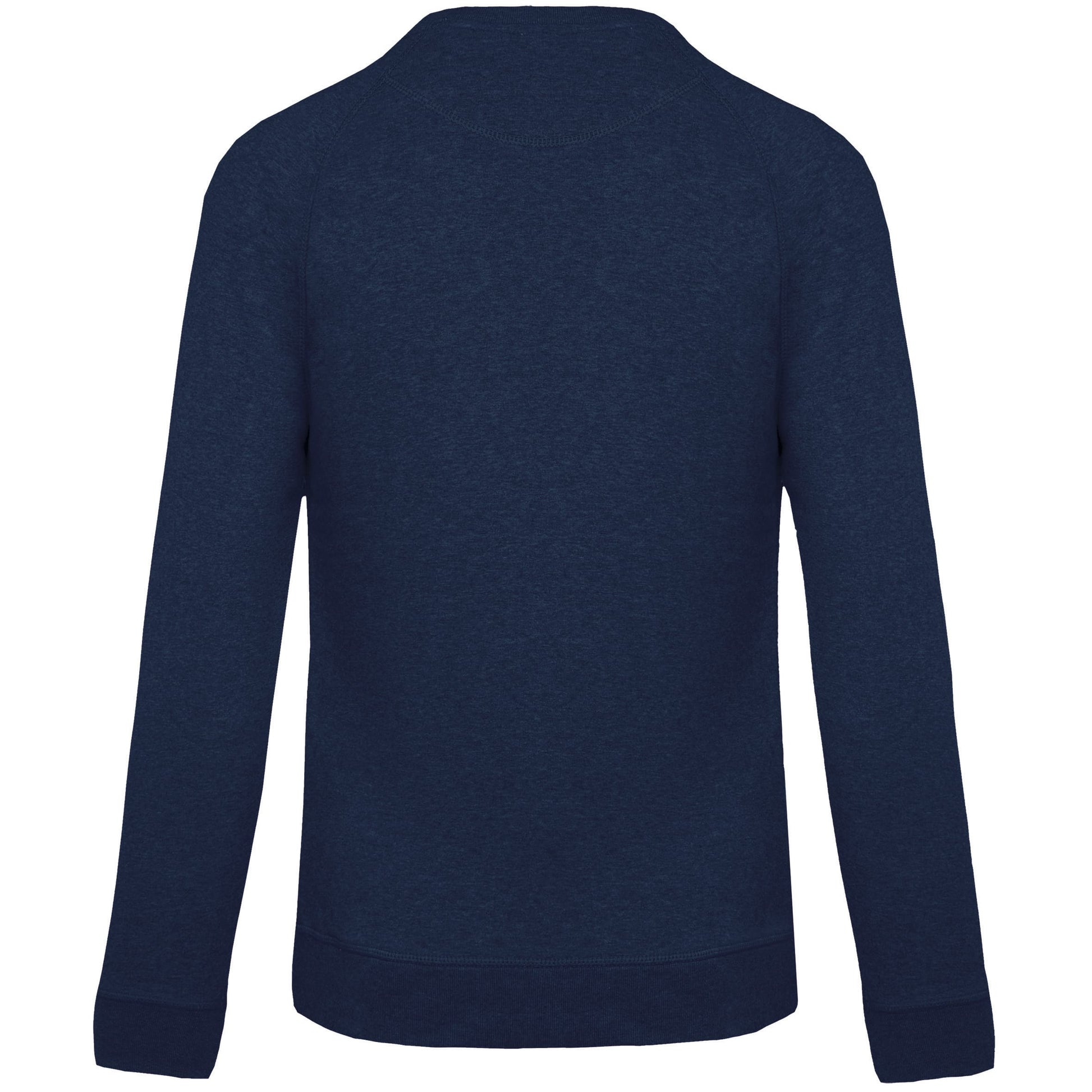 Herensweater BIO ronde hals raglanmouwen