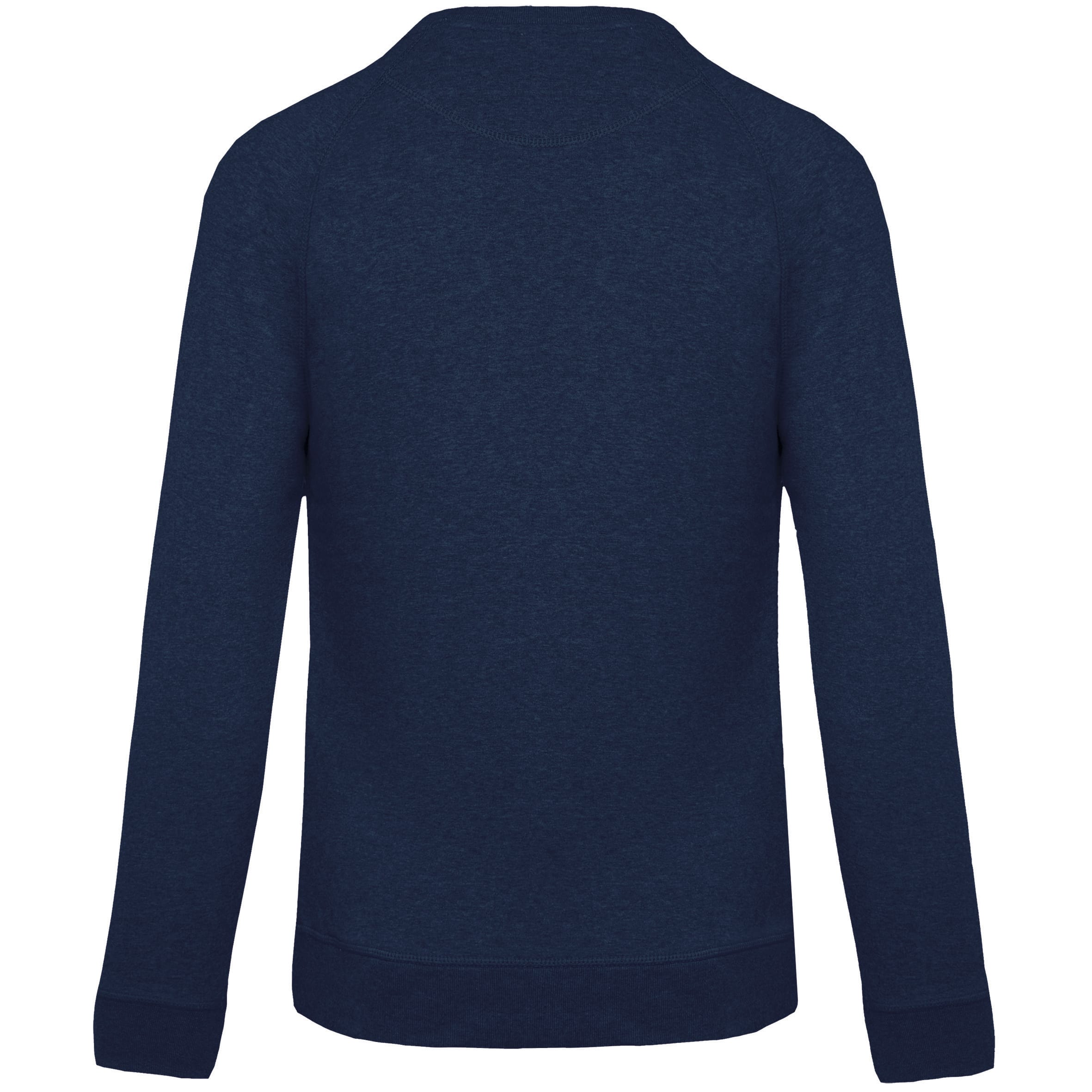 Herensweater BIO ronde hals raglanmouwen