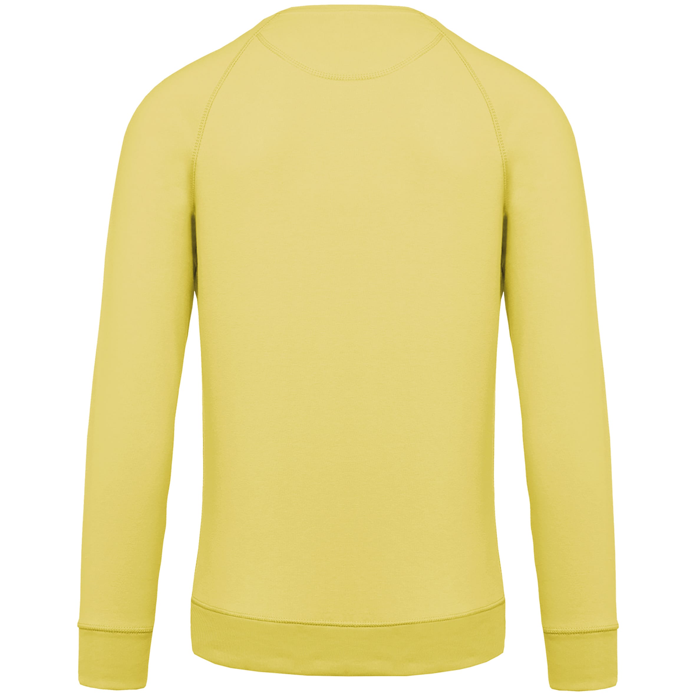 Herensweater BIO ronde hals raglanmouwen