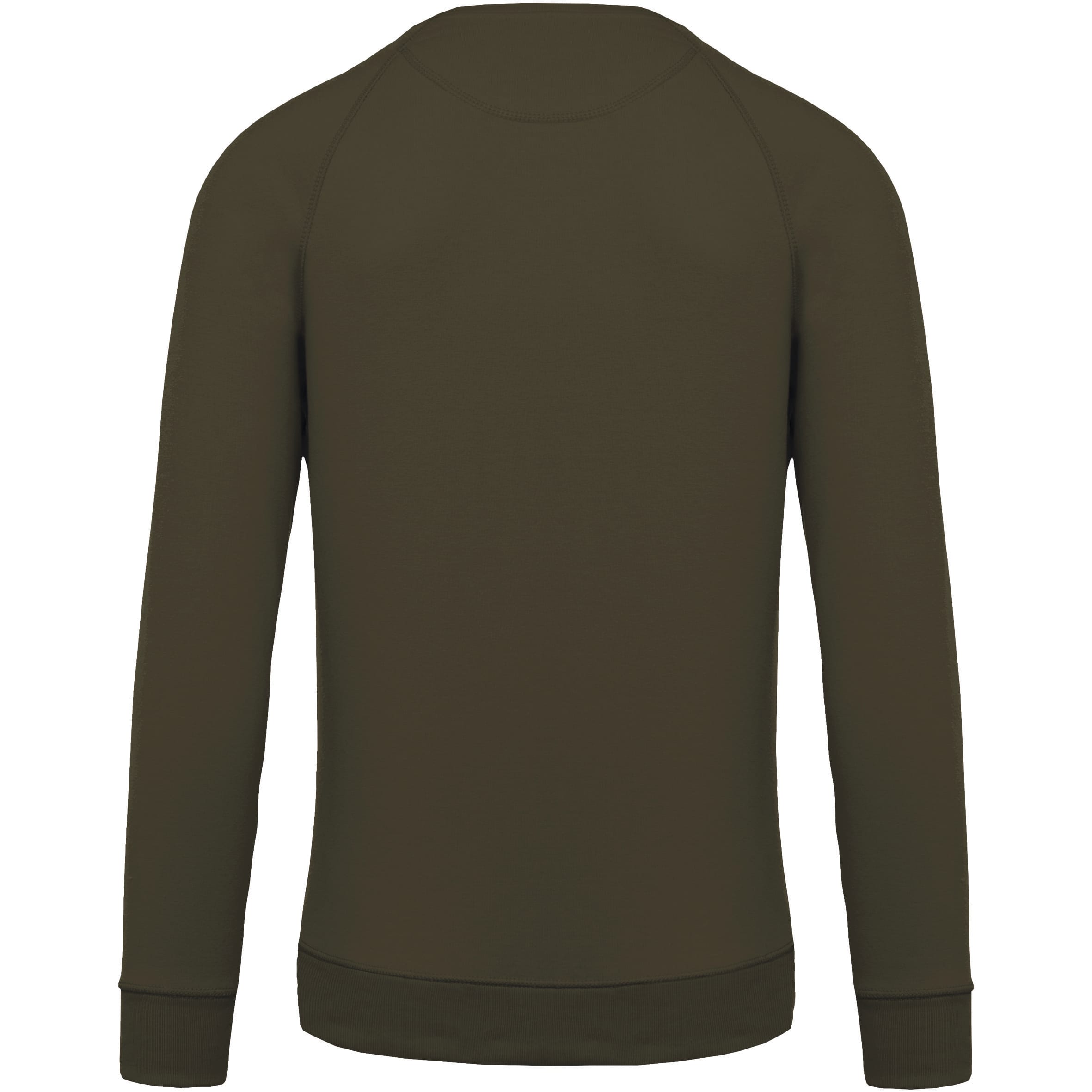 Herensweater BIO ronde hals raglanmouwen