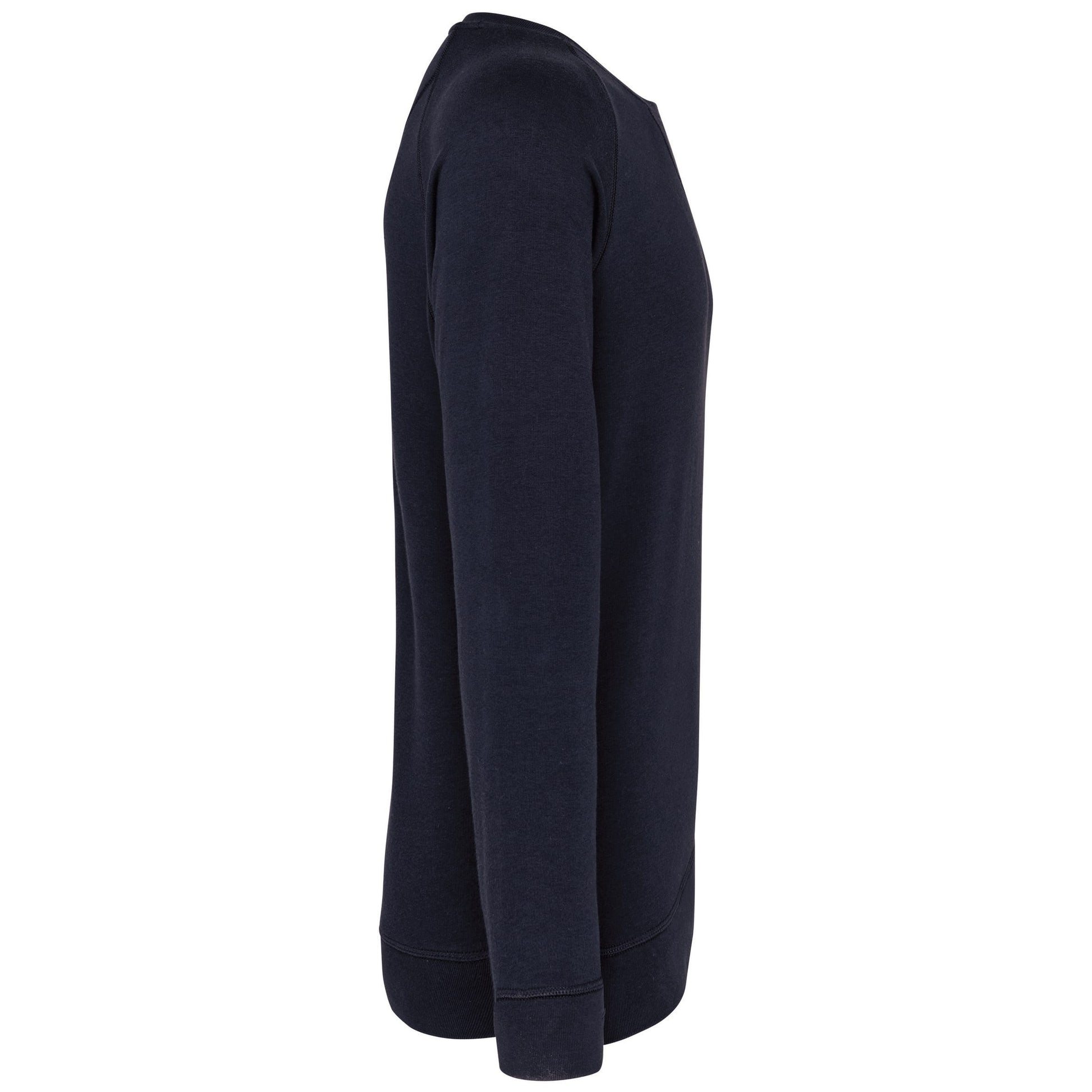 Herensweater BIO ronde hals raglanmouwen