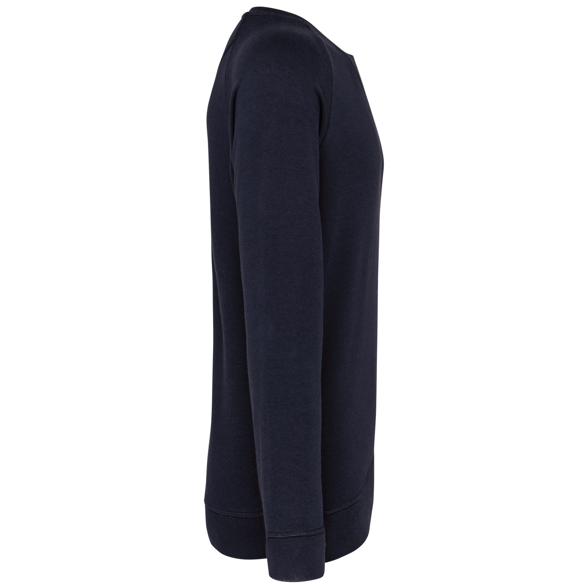 Herensweater BIO ronde hals raglanmouwen
