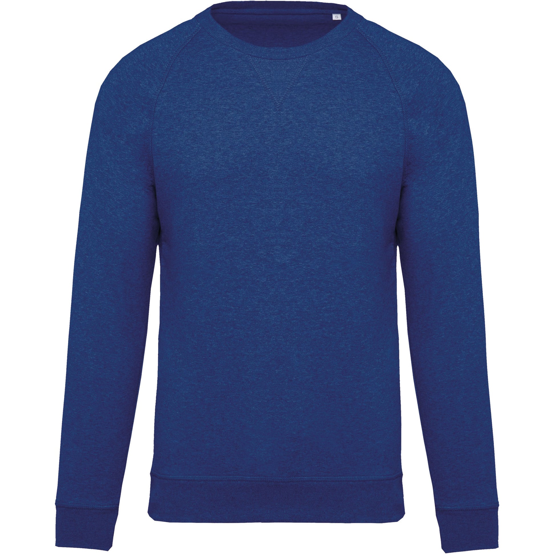 Herensweater BIO ronde hals raglanmouwen