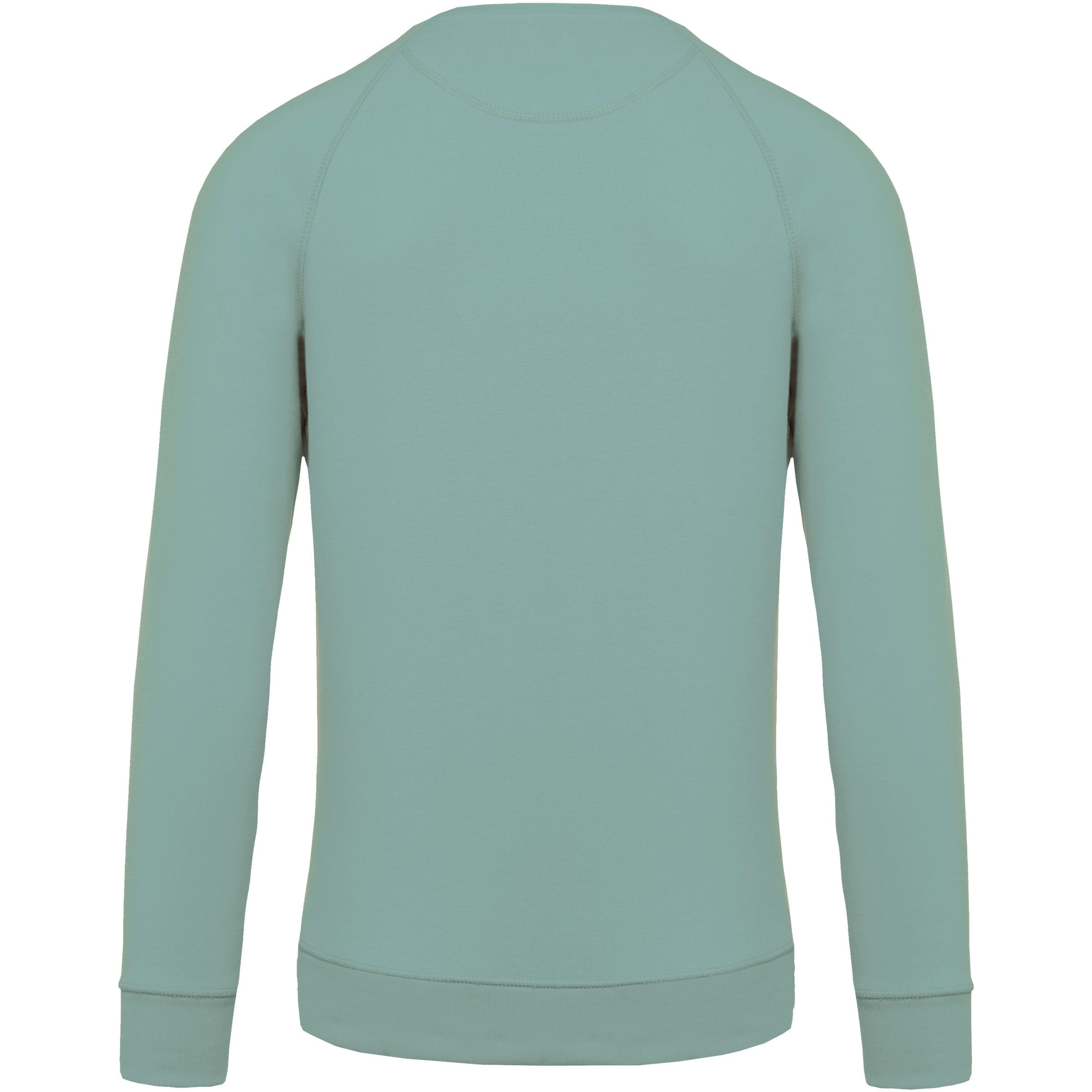 Herensweater BIO ronde hals raglanmouwen