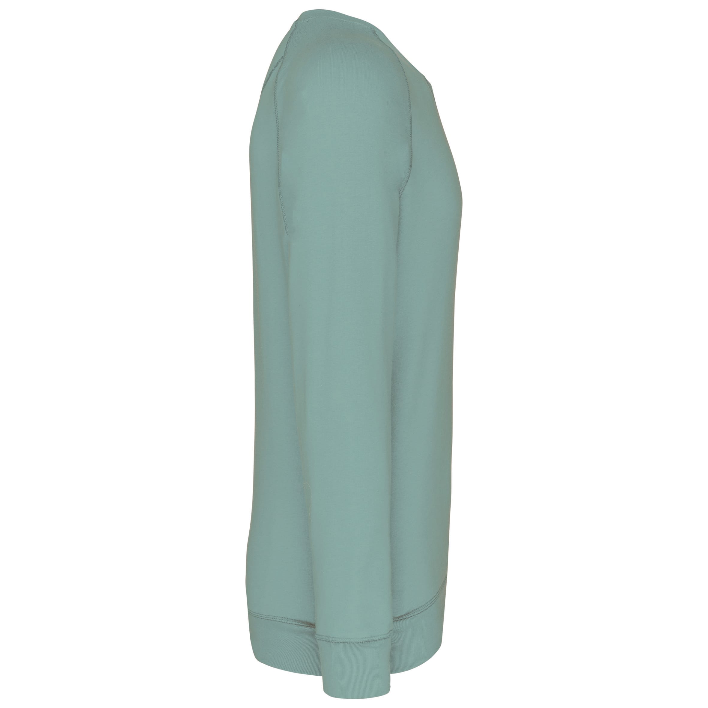 Herensweater BIO ronde hals raglanmouwen