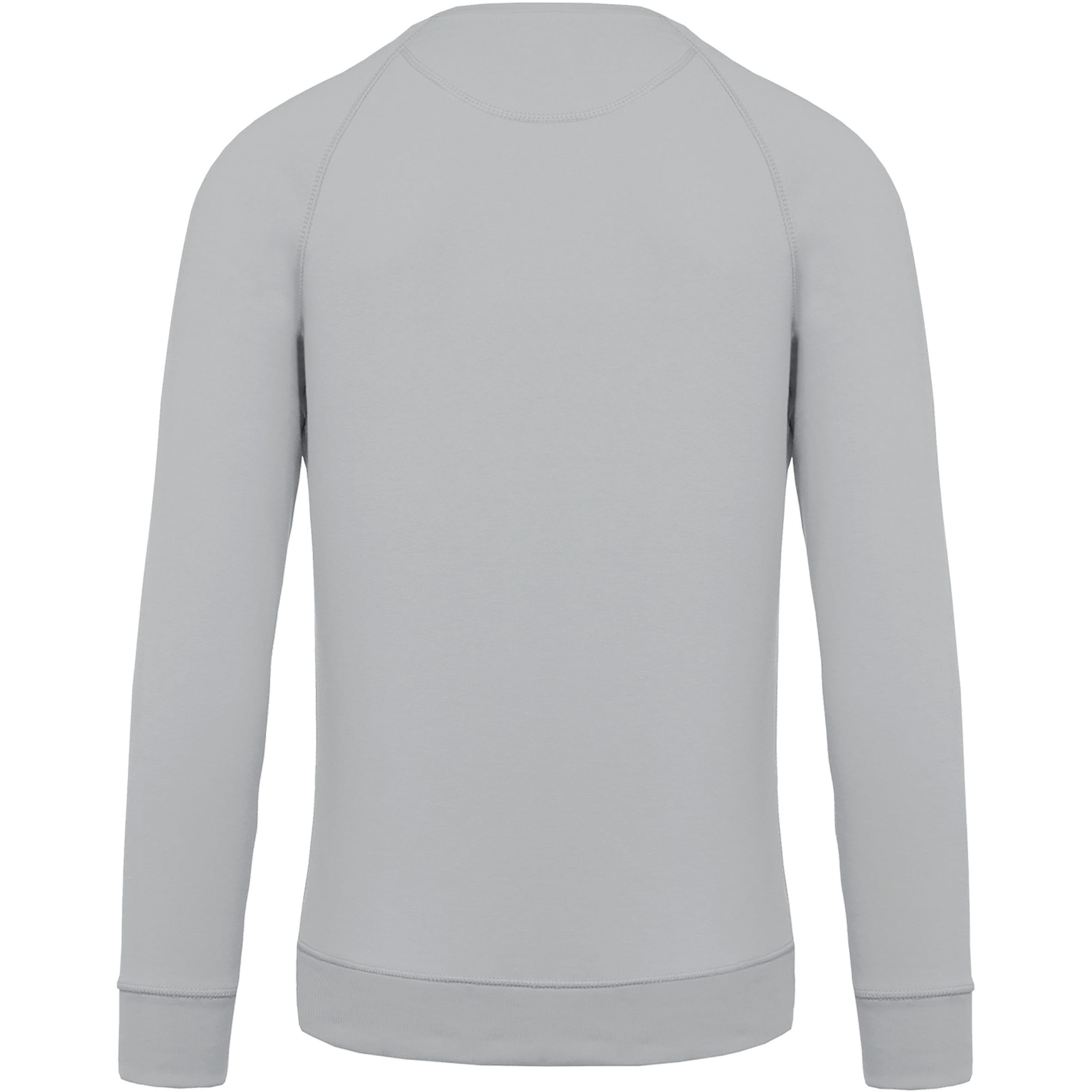 Herensweater BIO ronde hals raglanmouwen