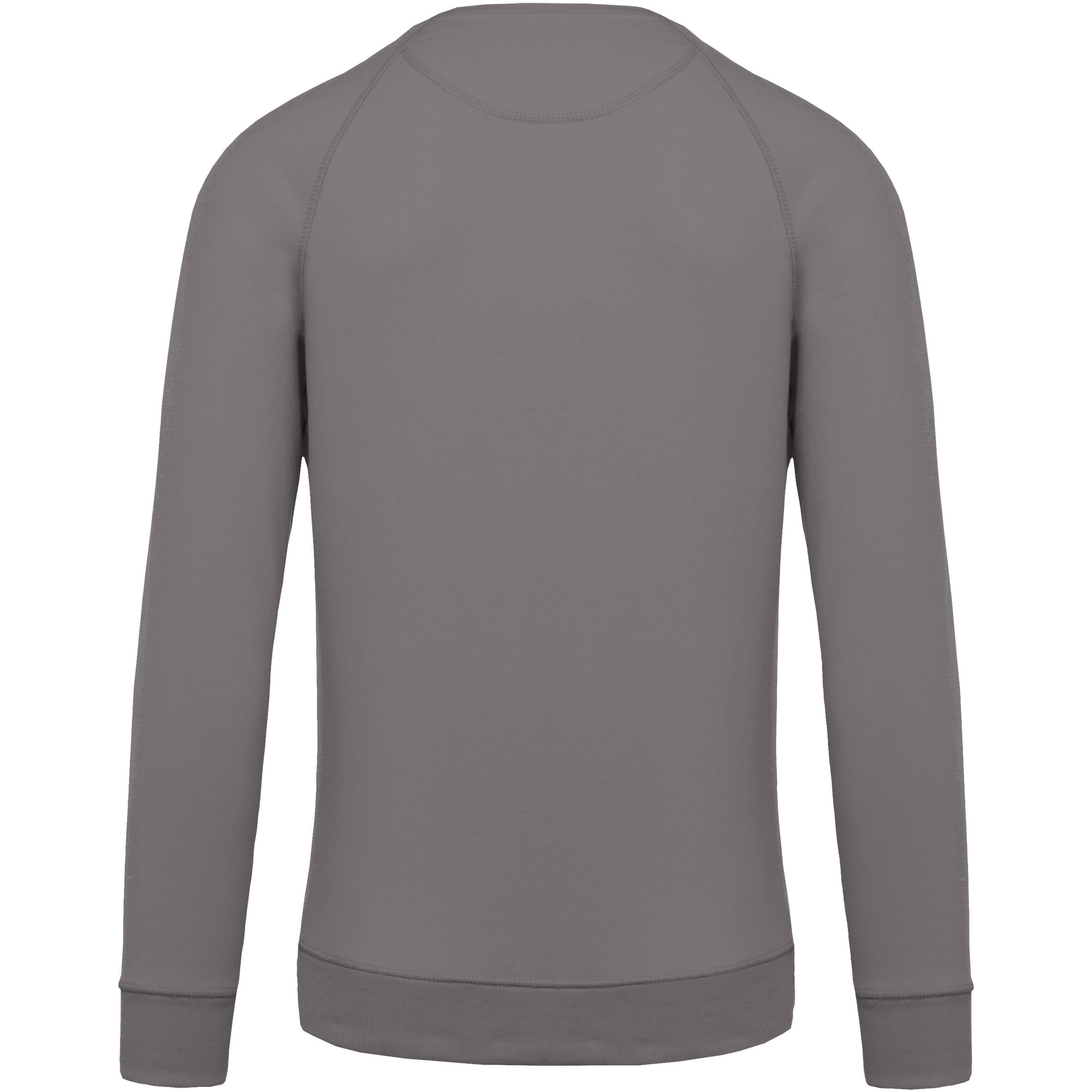 Herensweater BIO ronde hals raglanmouwen