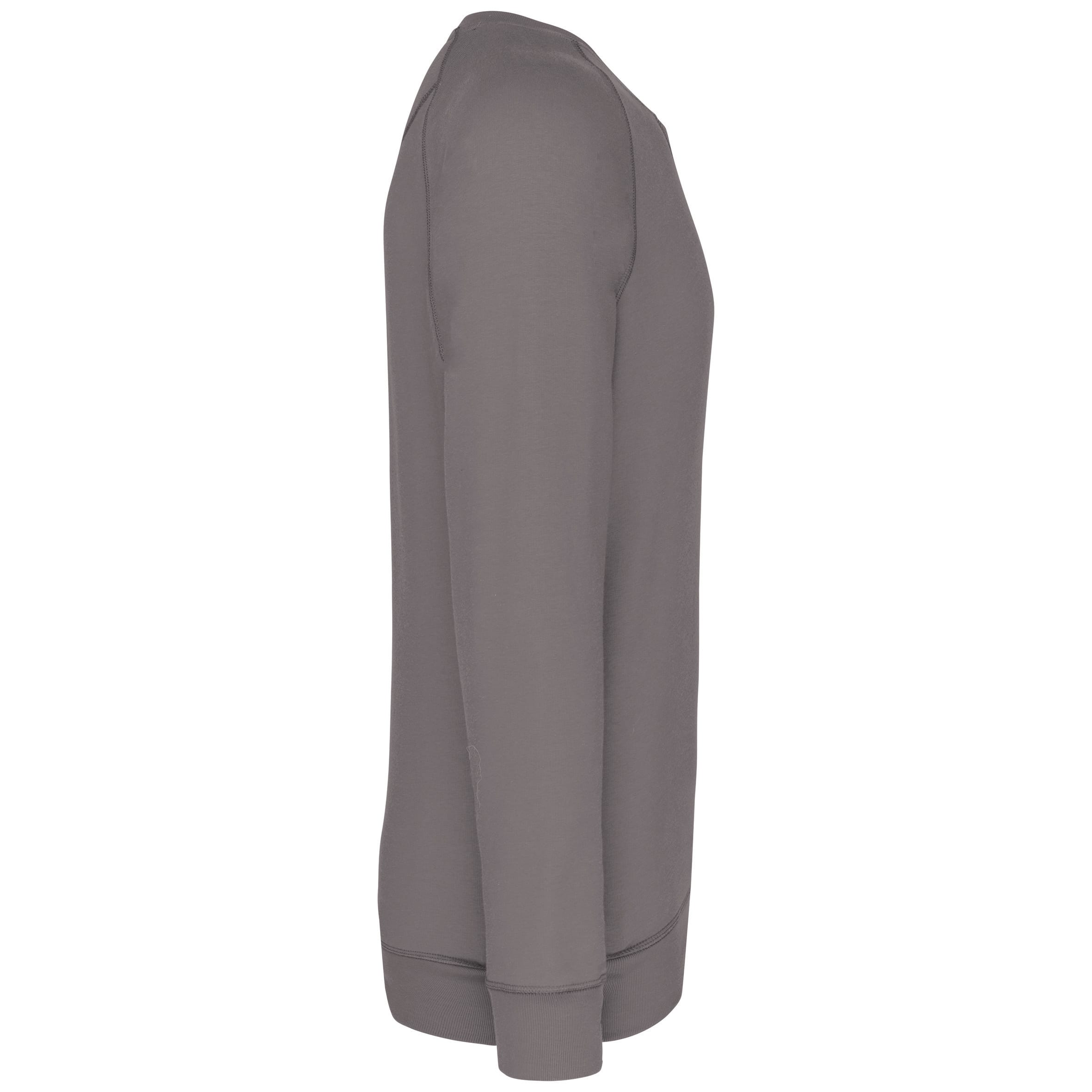 Herensweater BIO ronde hals raglanmouwen