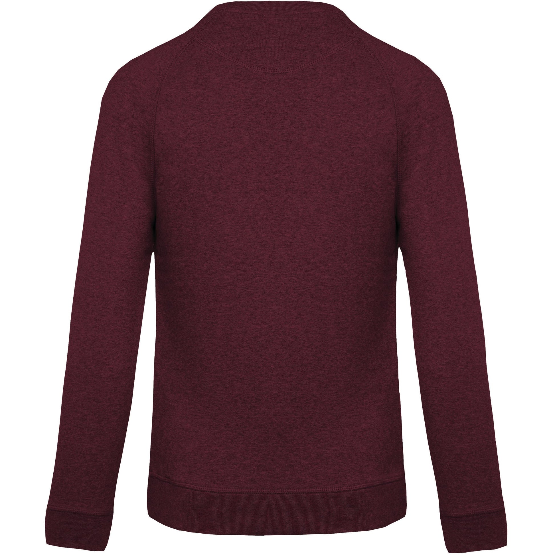 Herensweater BIO ronde hals raglanmouwen
