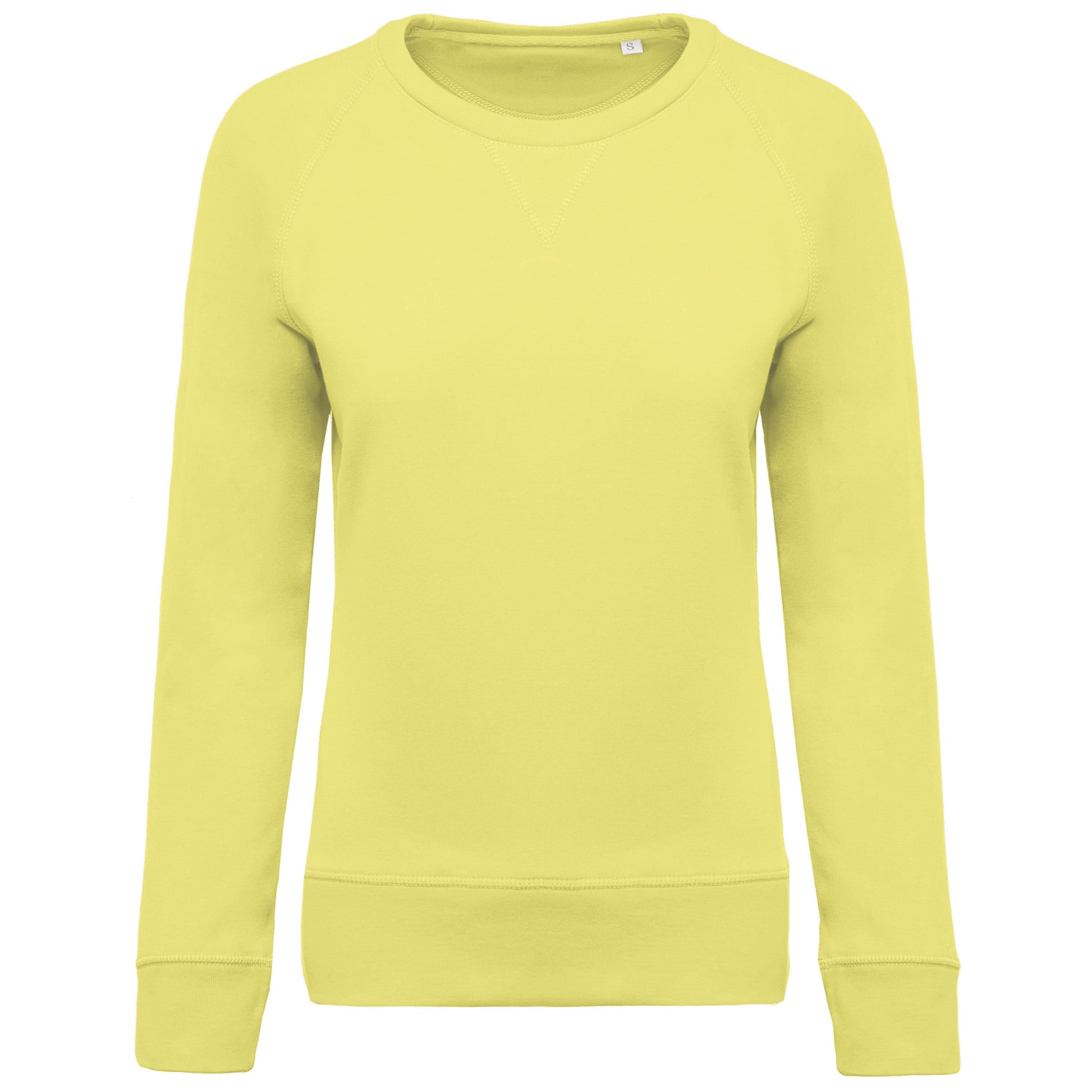 Damessweater BIO ronde hals raglanmouwen