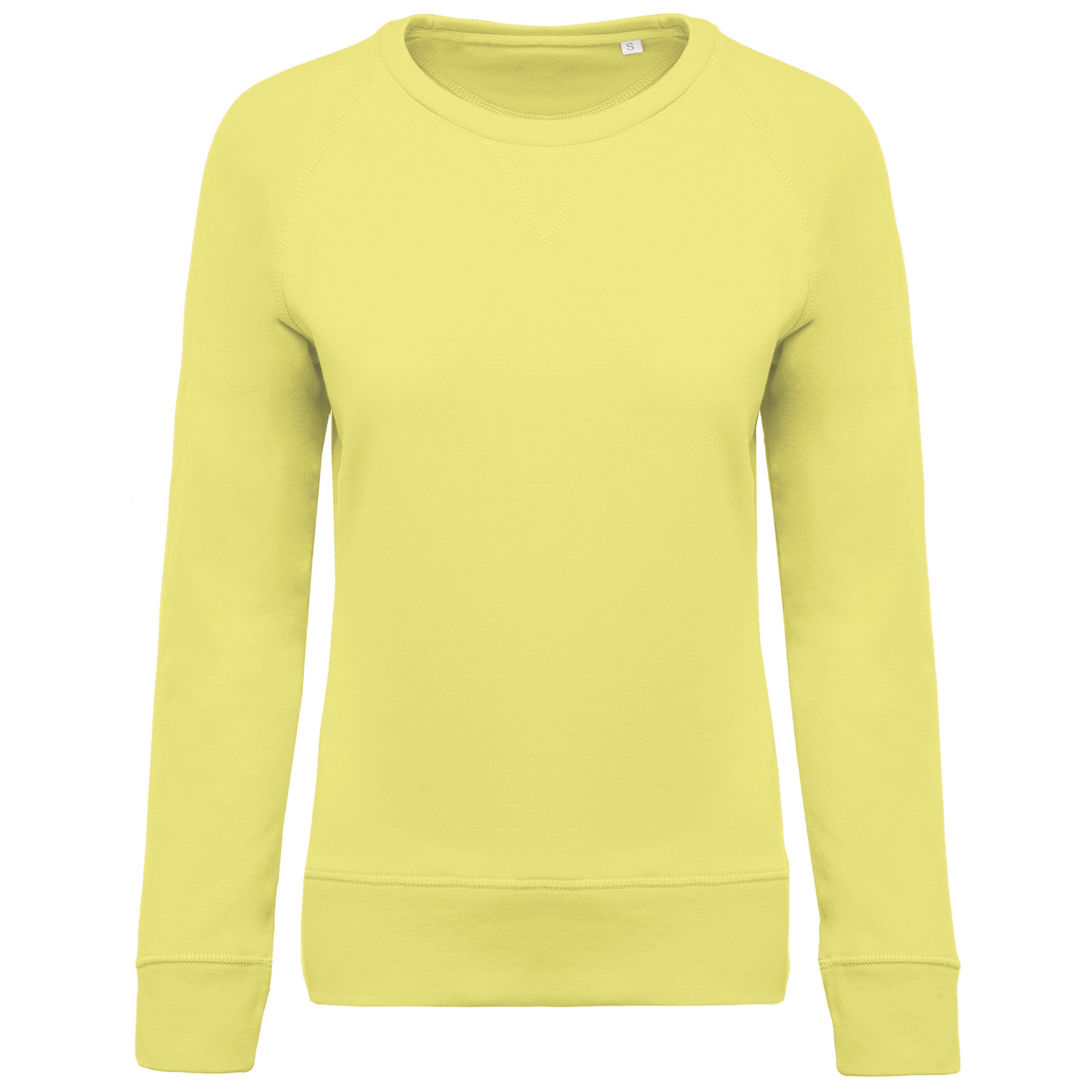 Damessweater BIO ronde hals raglanmouwen
