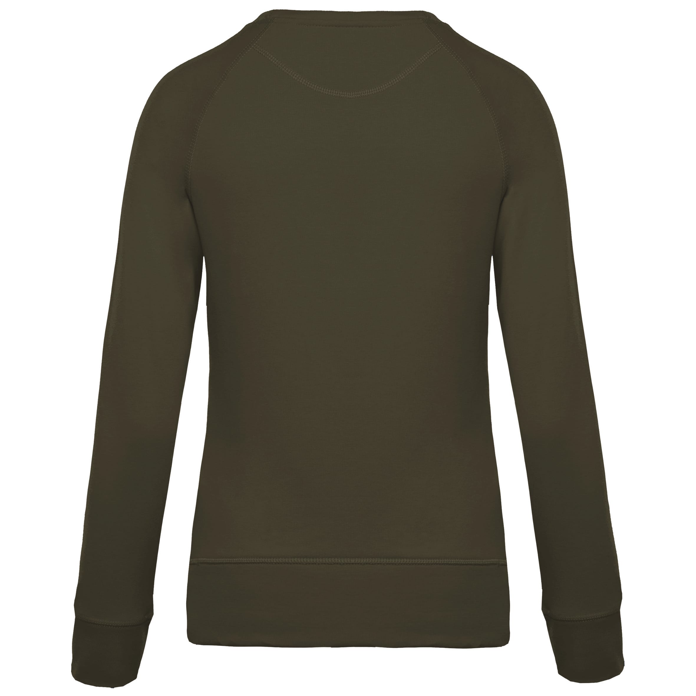 Damessweater BIO ronde hals raglanmouwen