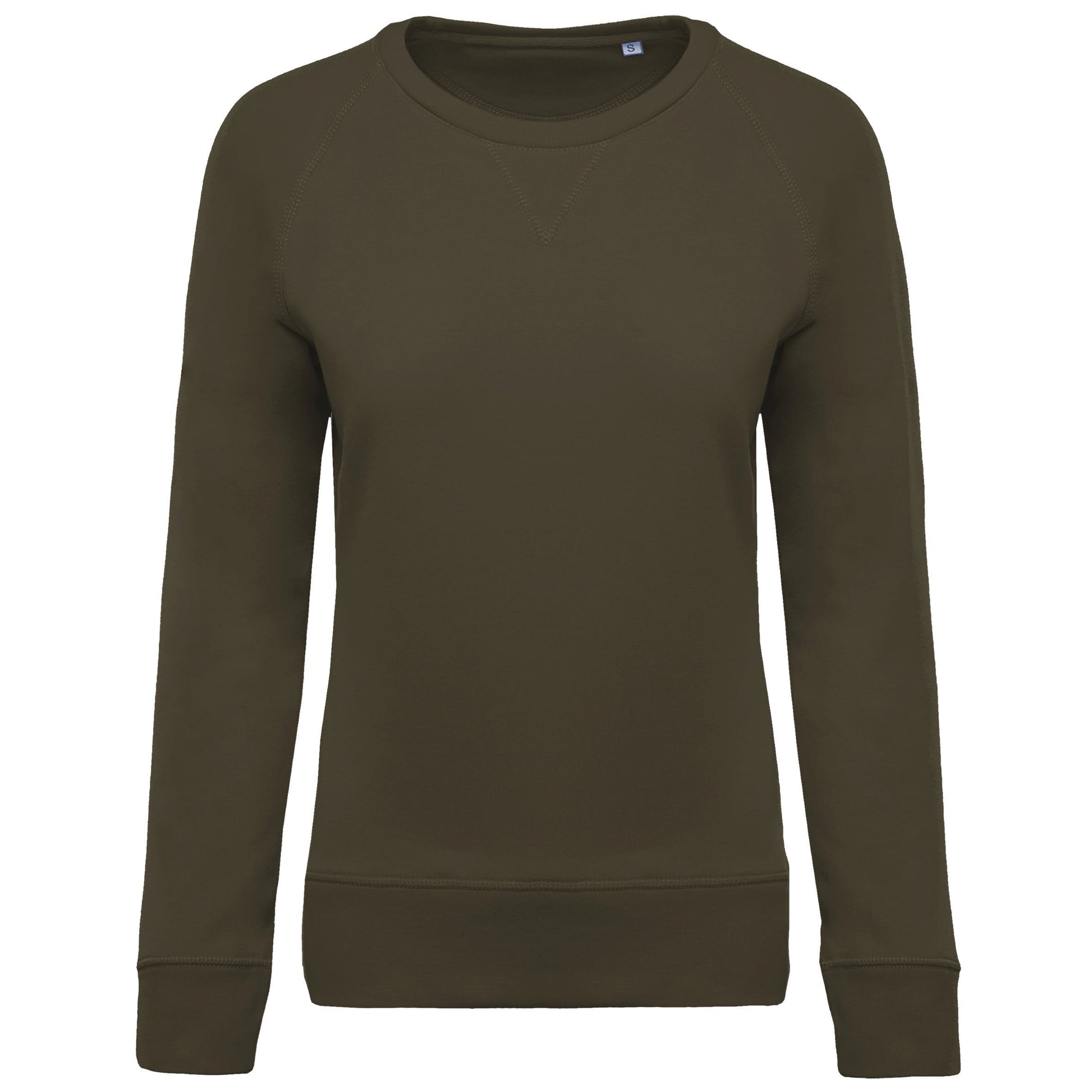 Damessweater BIO ronde hals raglanmouwen