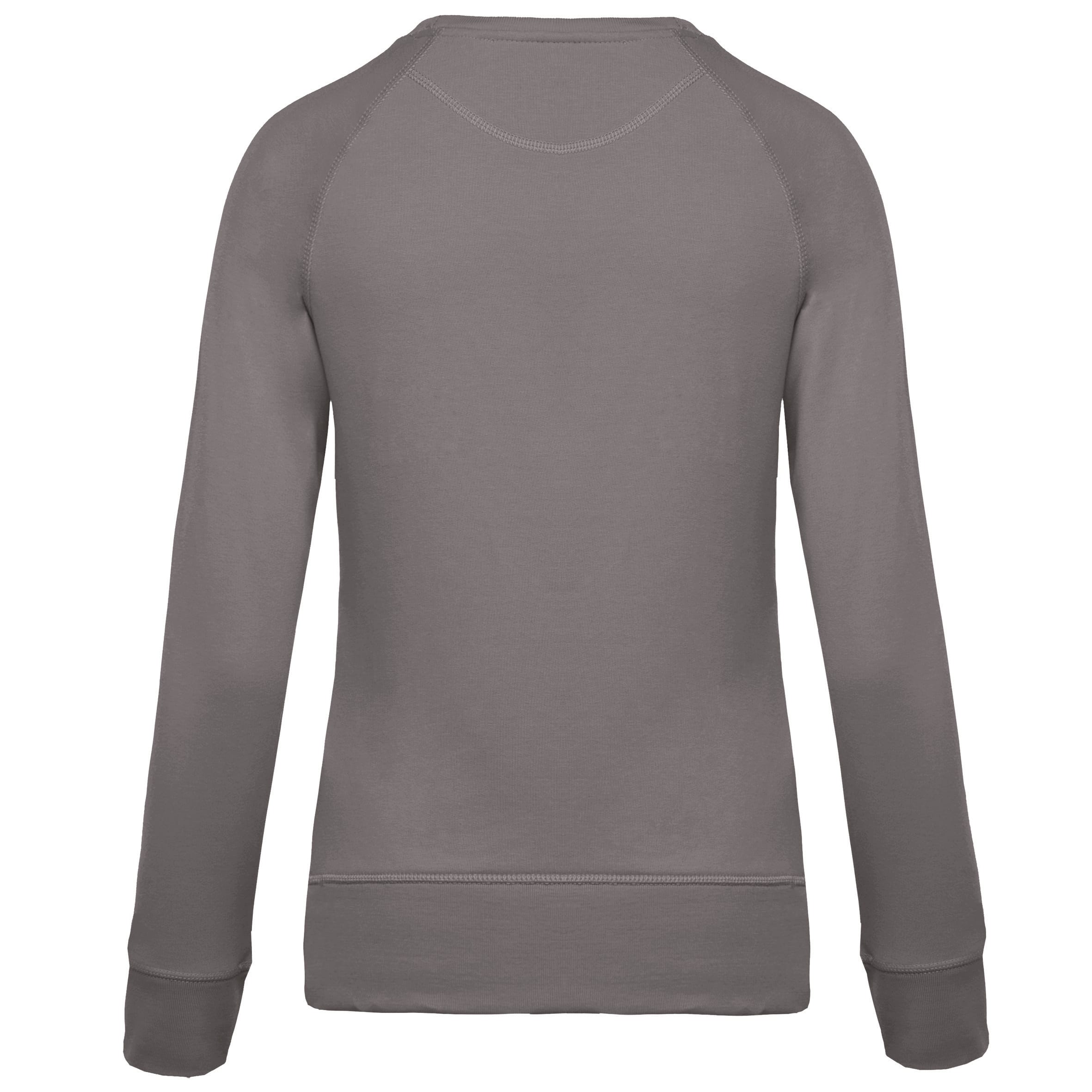 Damessweater BIO ronde hals raglanmouwen