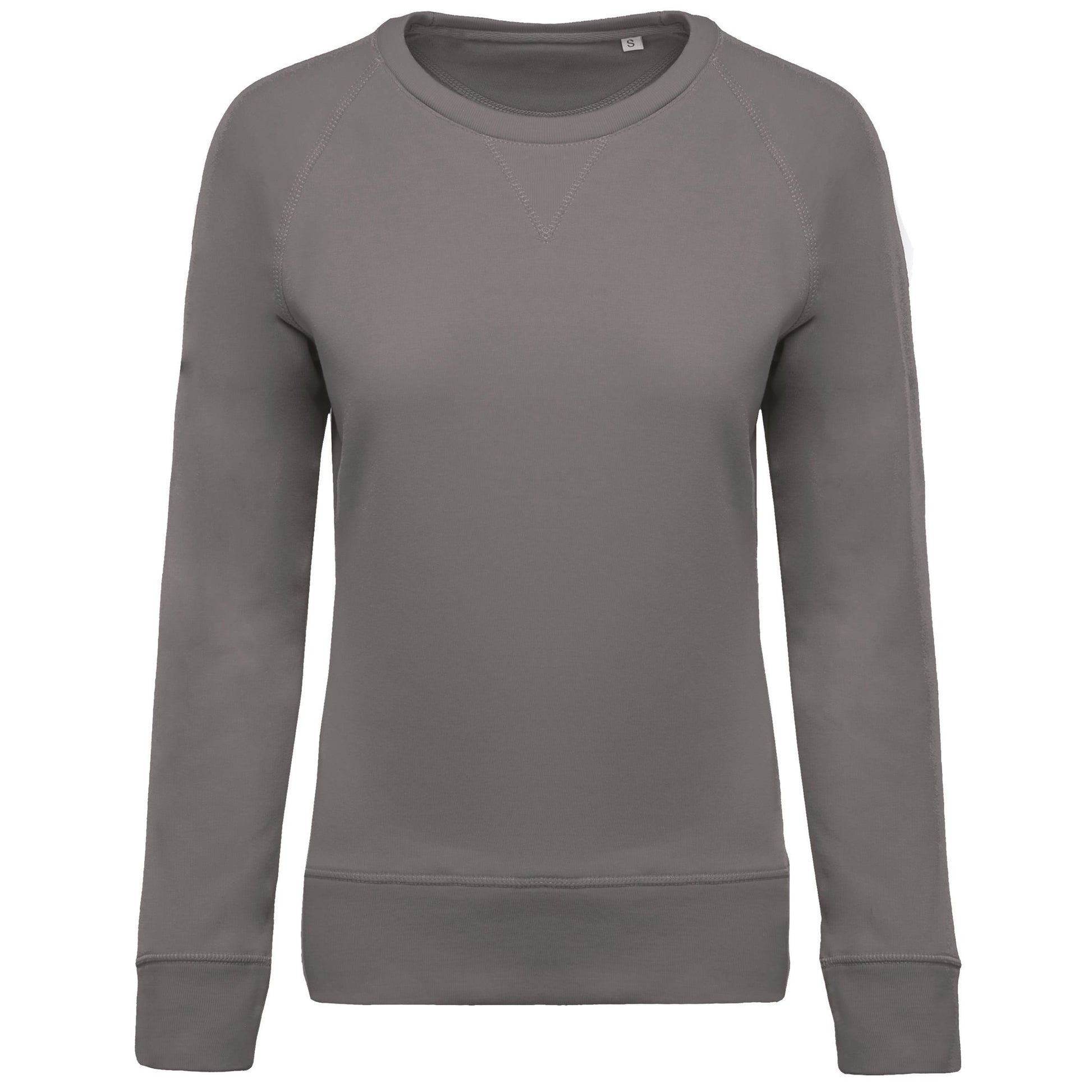 Damessweater BIO ronde hals raglanmouwen