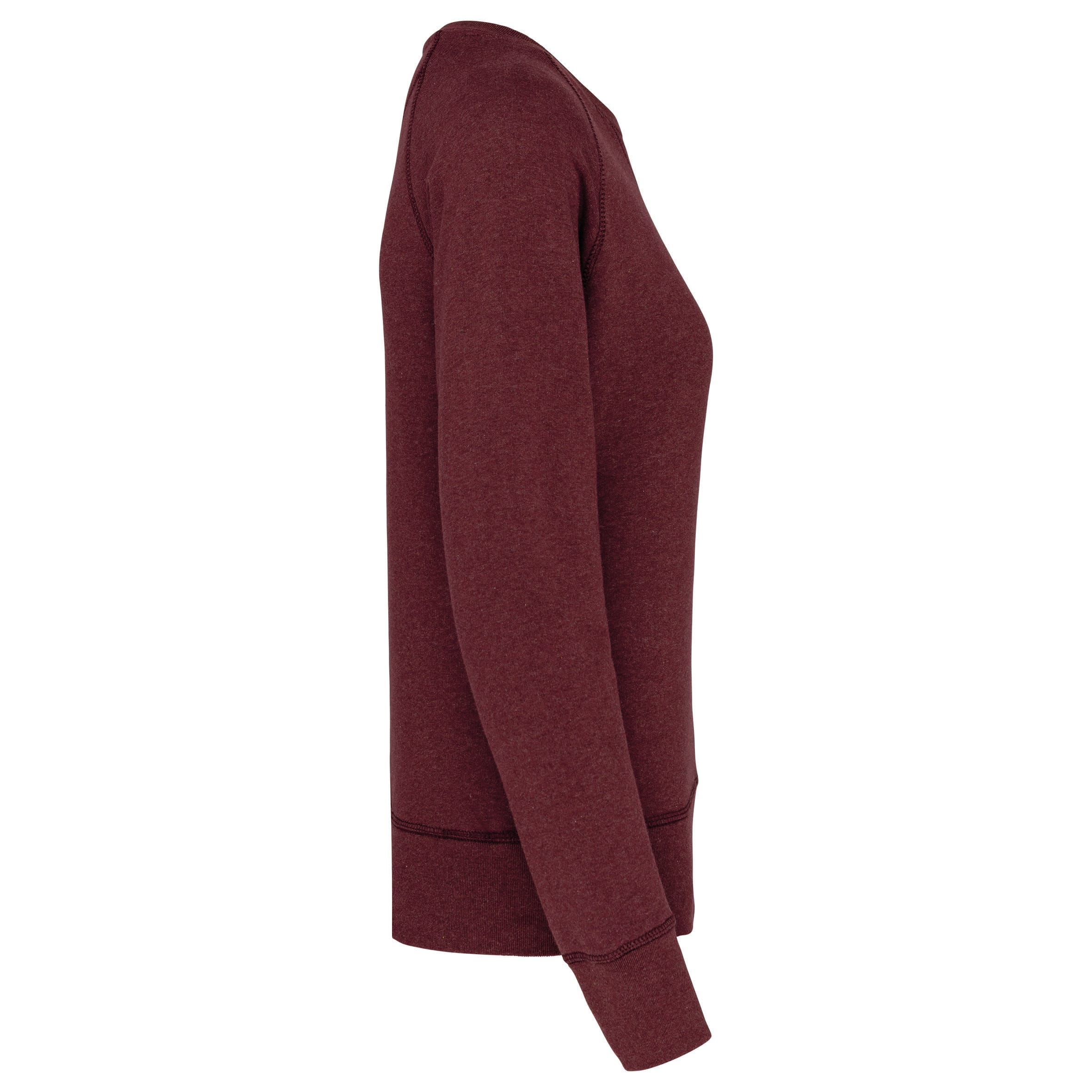 Damessweater BIO ronde hals raglanmouwen