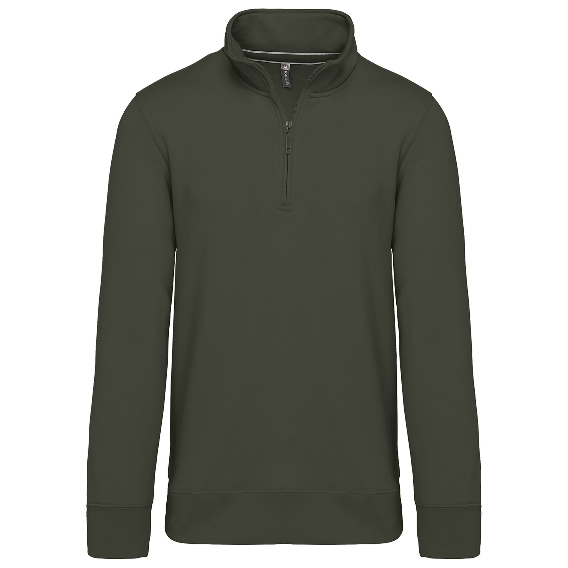 Sweater met ritskraag