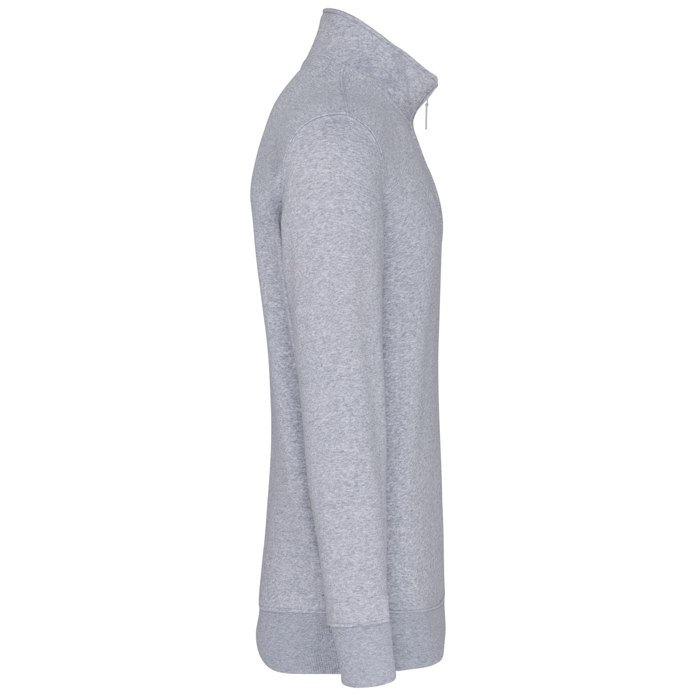 Sweater met ritskraag