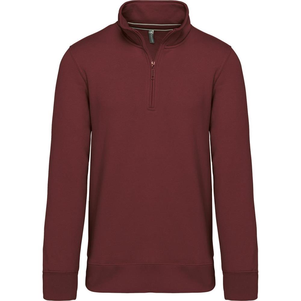 Sweater met ritskraag