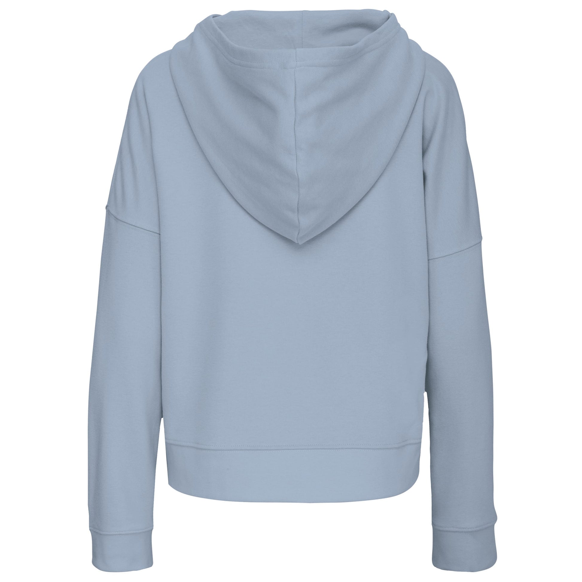 Bio lounge damessweater met capuchon