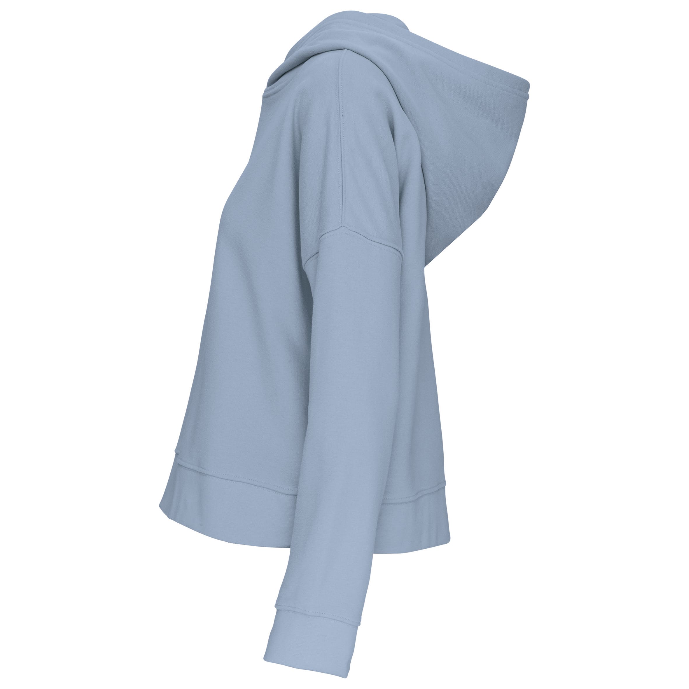 Bio lounge damessweater met capuchon