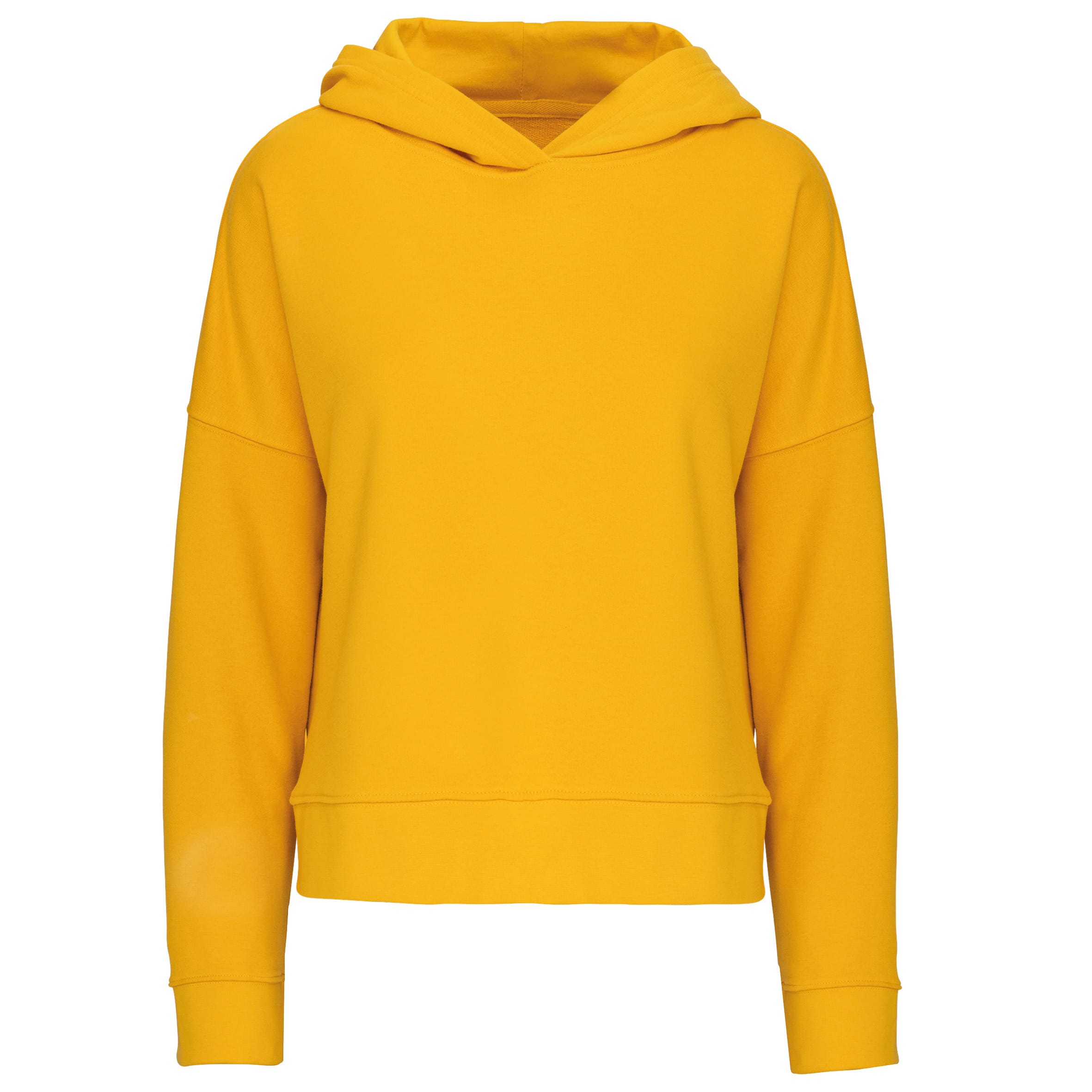 Bio lounge damessweater met capuchon