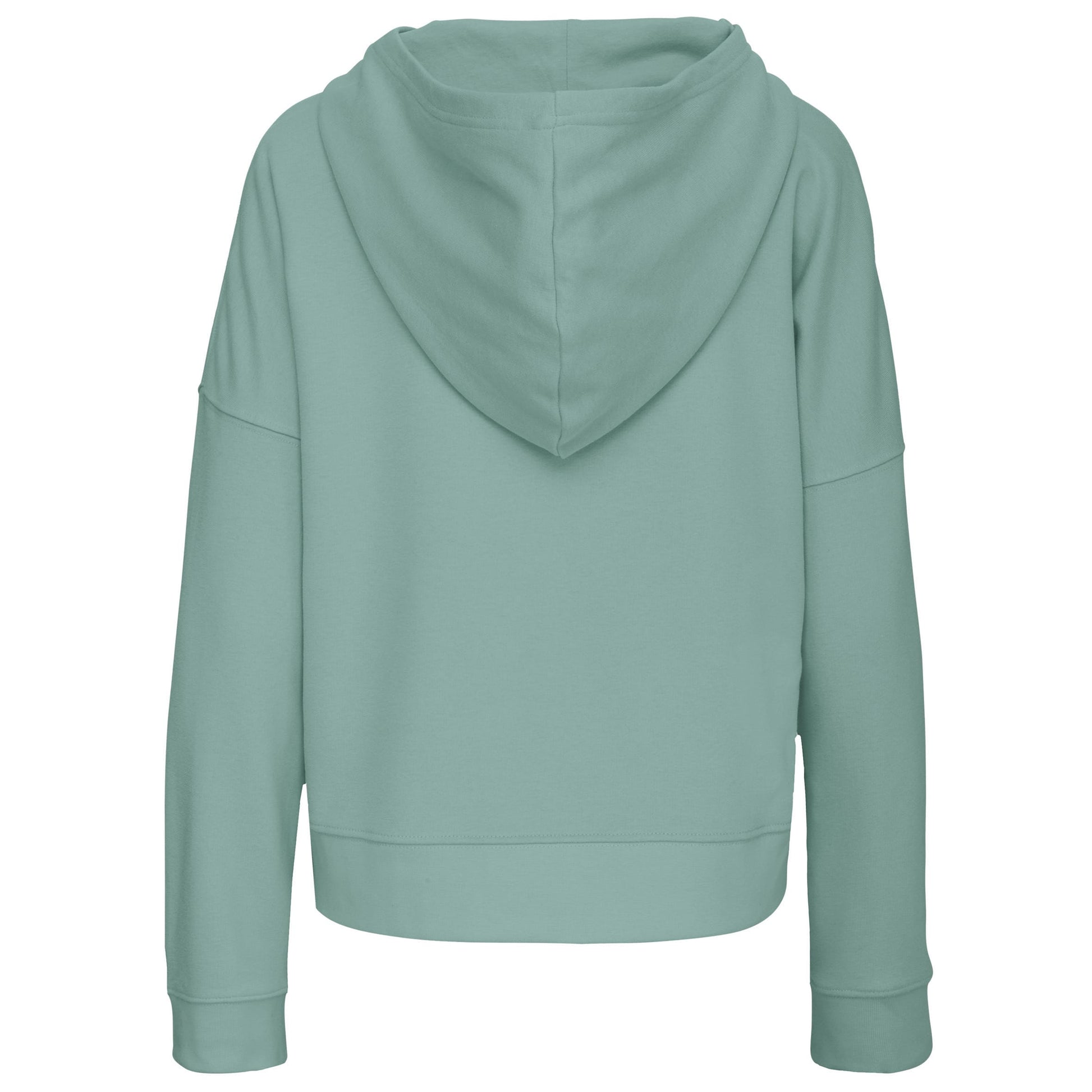 Bio lounge damessweater met capuchon