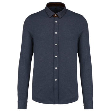 Jacquard overhemd  lange mouwen