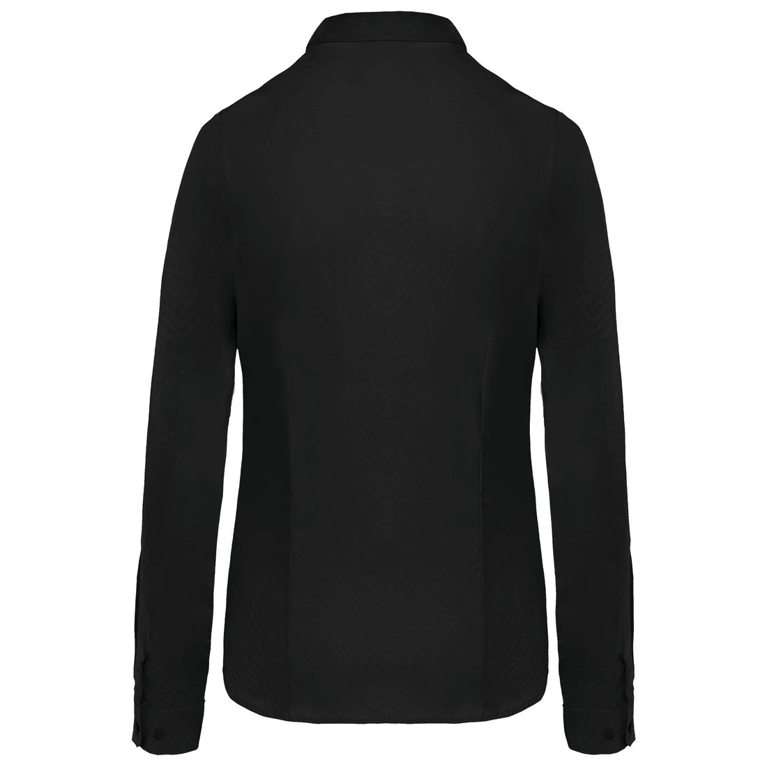 Damesblouse in popeline met lange mouwen