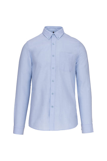 Heren Oxford overhemd lange mouwen