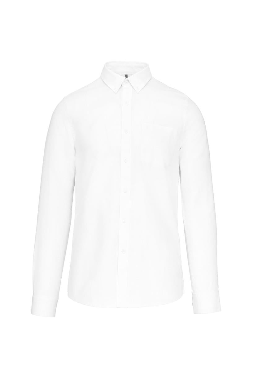 Heren Oxford overhemd lange mouwen