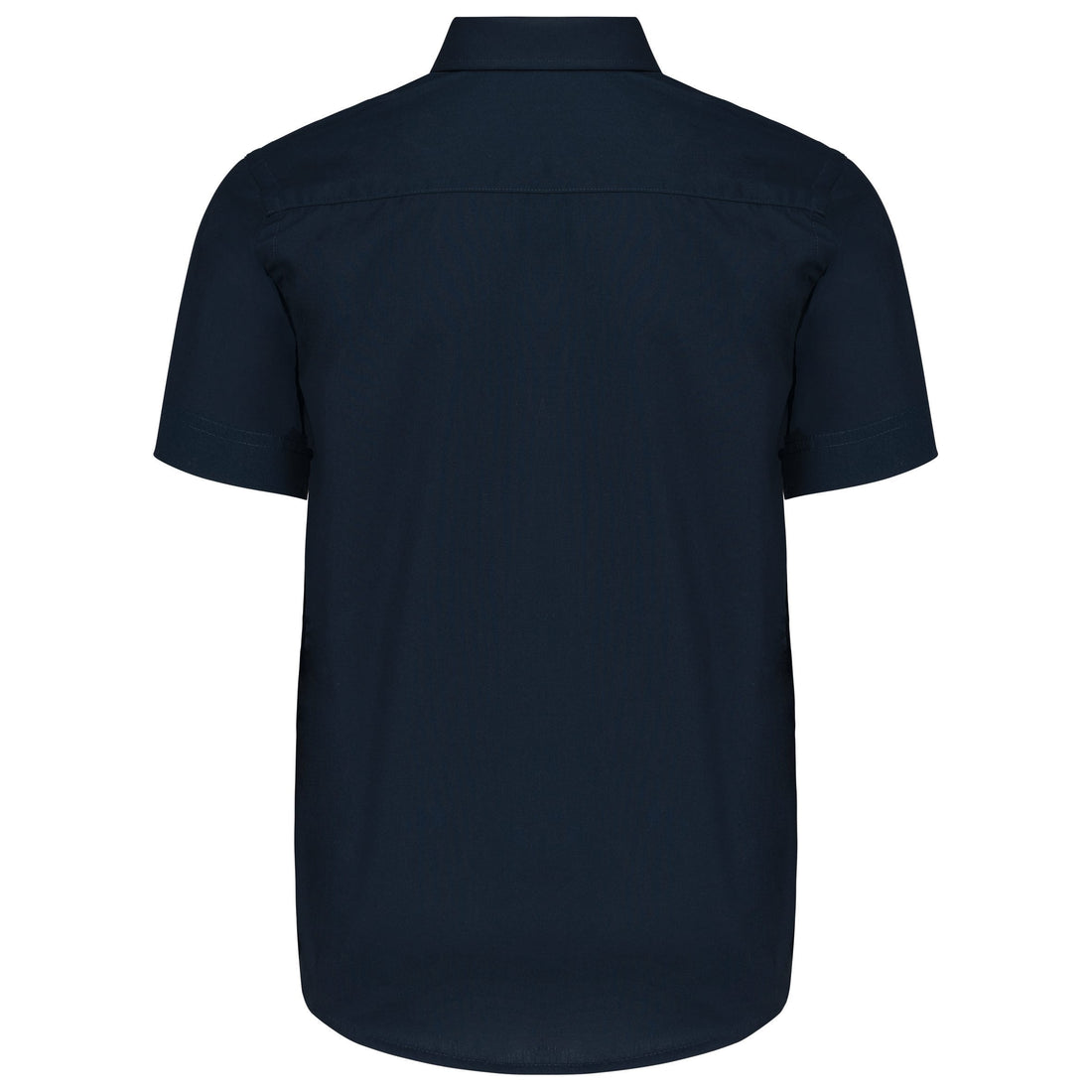 Kinder poplin overhemd korte mouwen