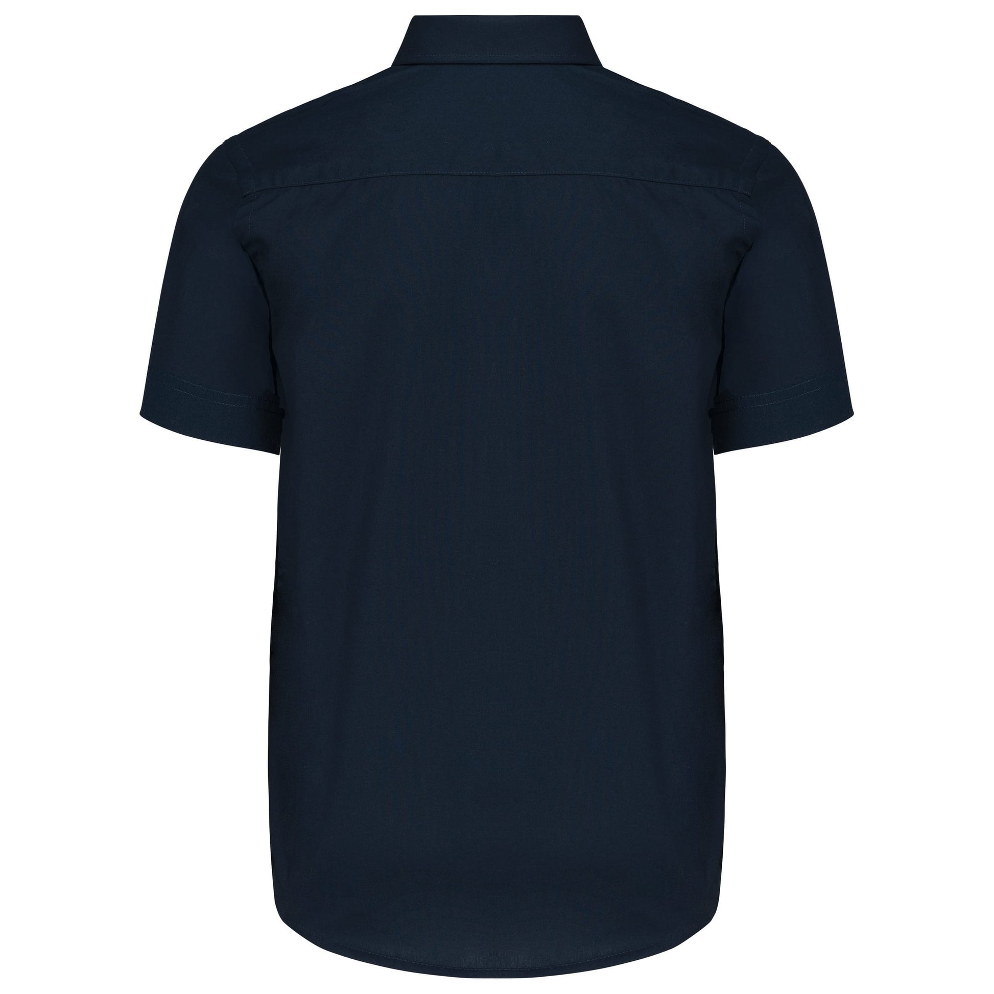 Kinder poplin overhemd korte mouwen