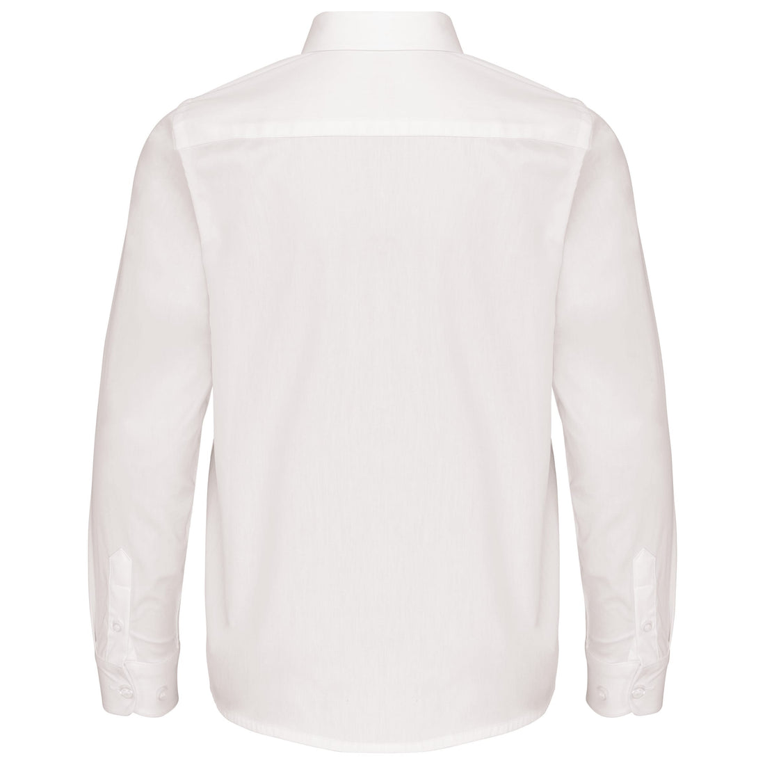 Kinder poplin overhemd lange mouwen