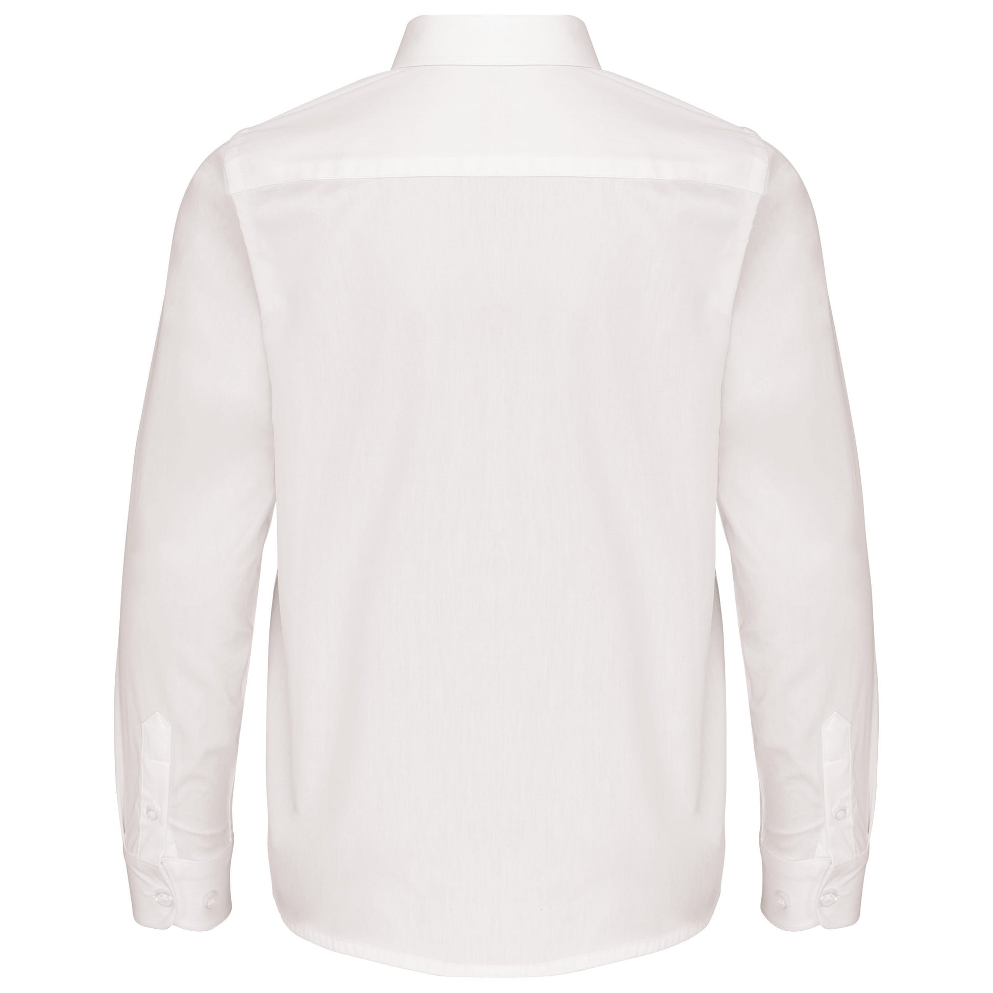 Kinder poplin overhemd lange mouwen
