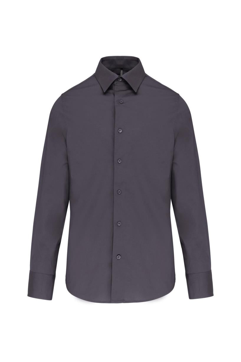 Getailleerd heren non-iron overhemd lange mouwen