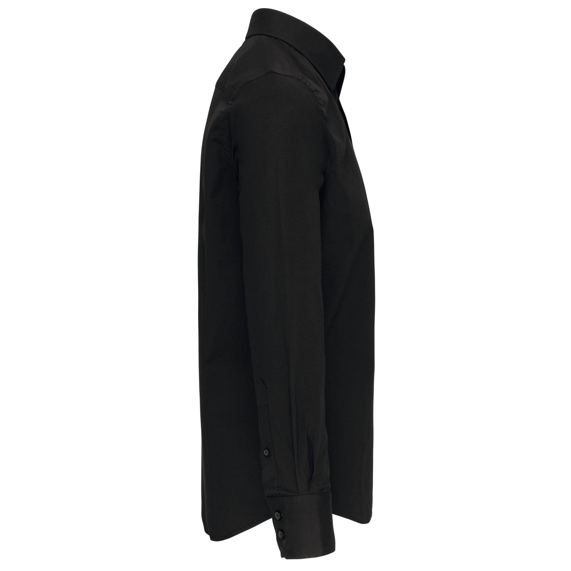 Heren stretch overhemd lange mouwen