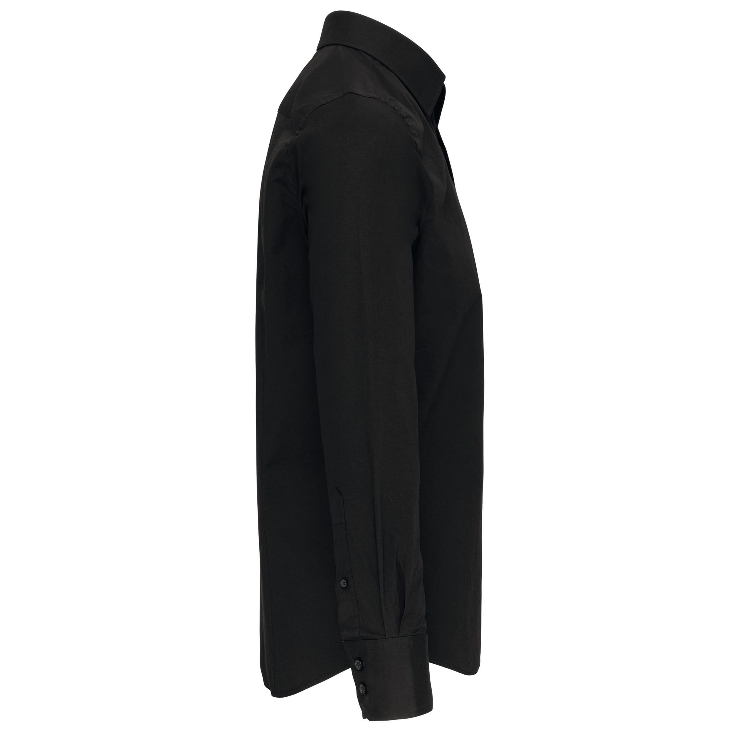 Heren stretch overhemd lange mouwen