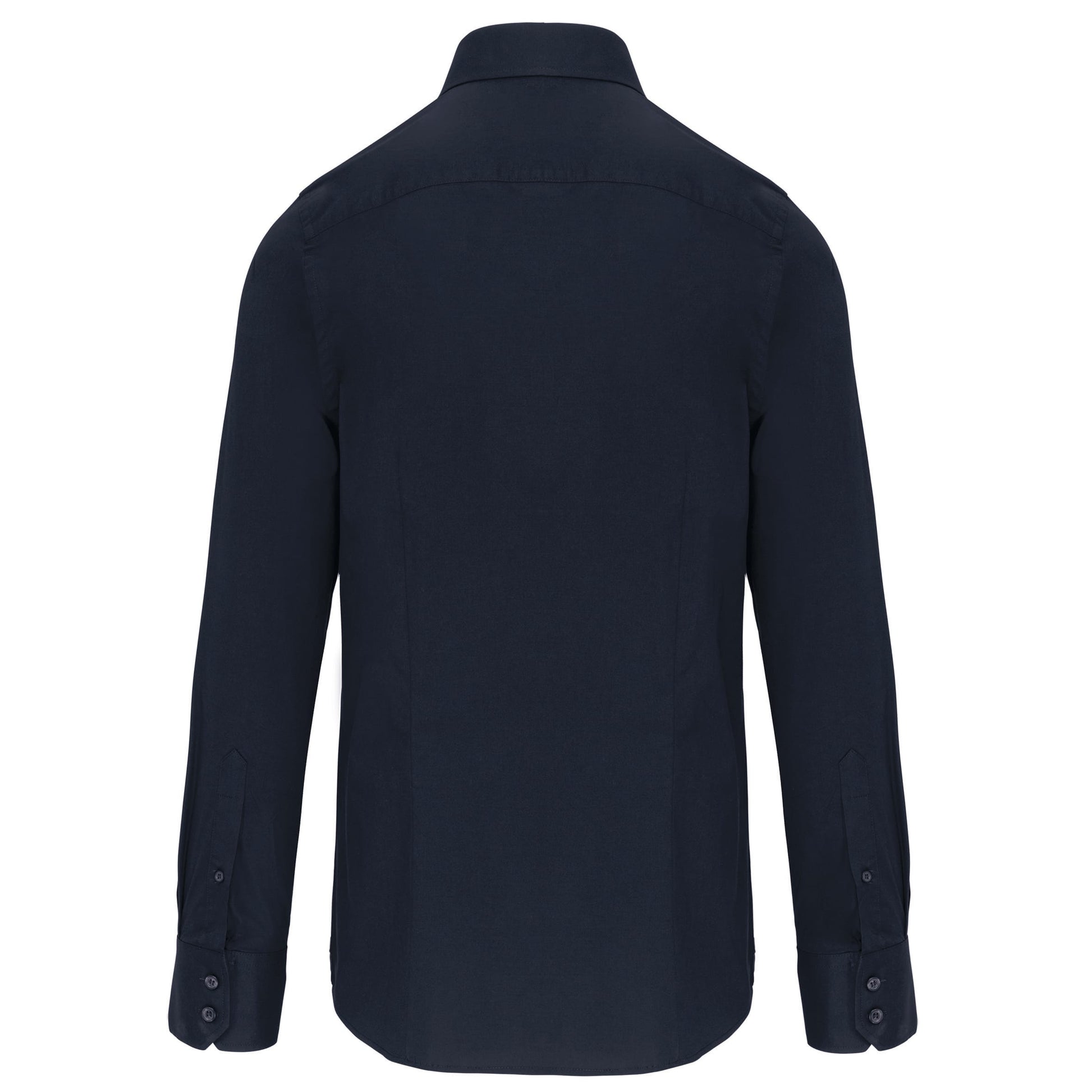 Heren stretch overhemd lange mouwen