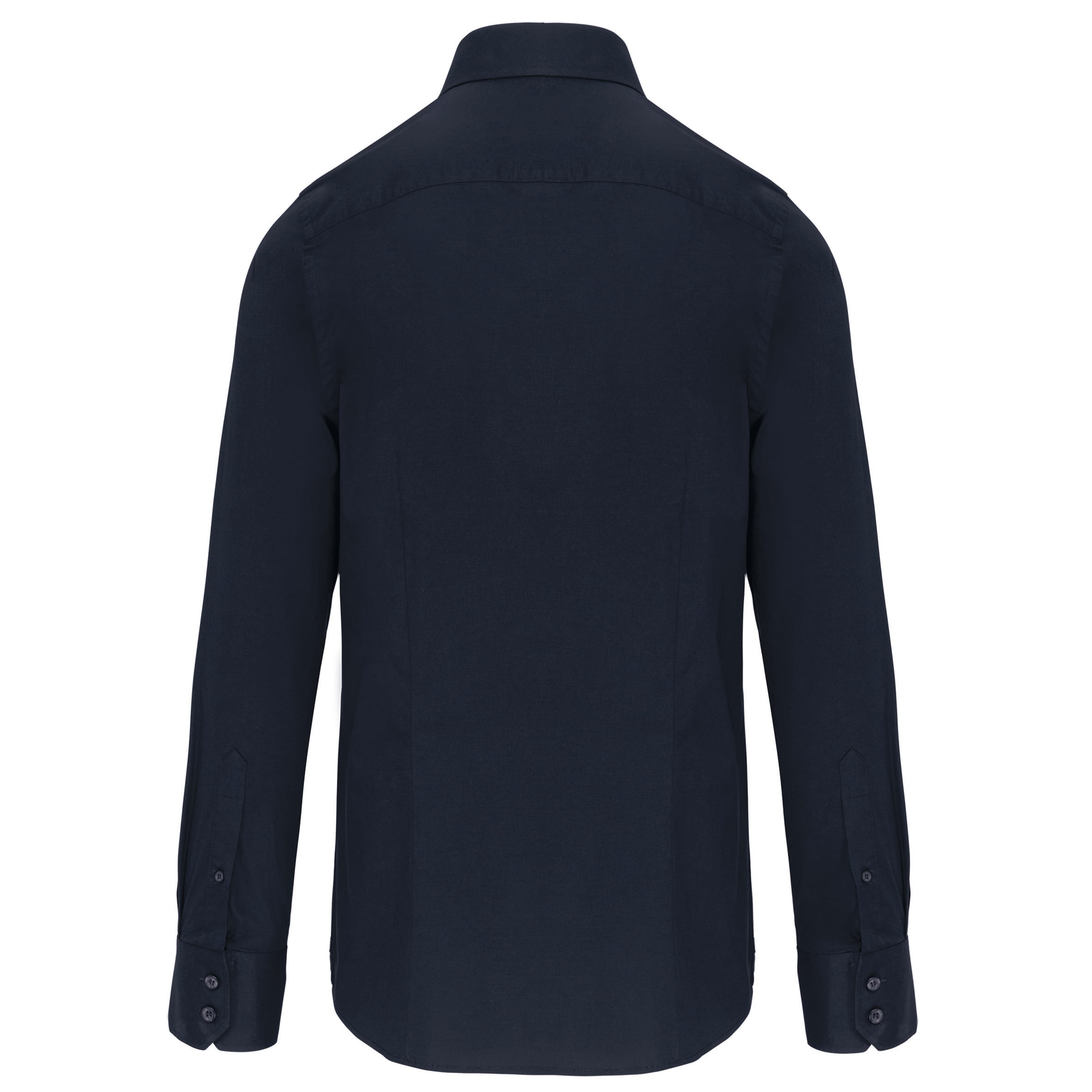 Heren stretch overhemd lange mouwen