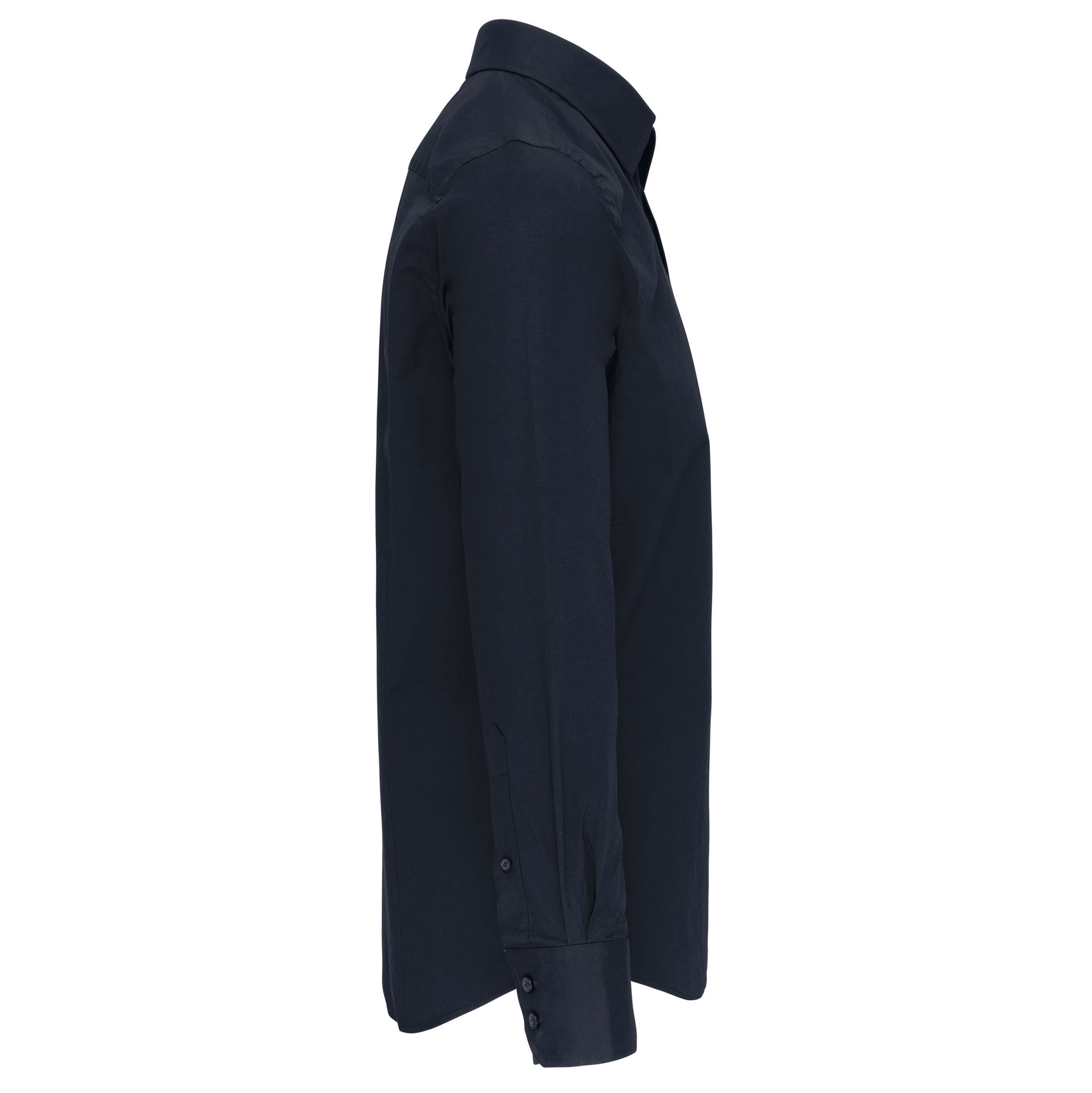 Heren stretch overhemd lange mouwen
