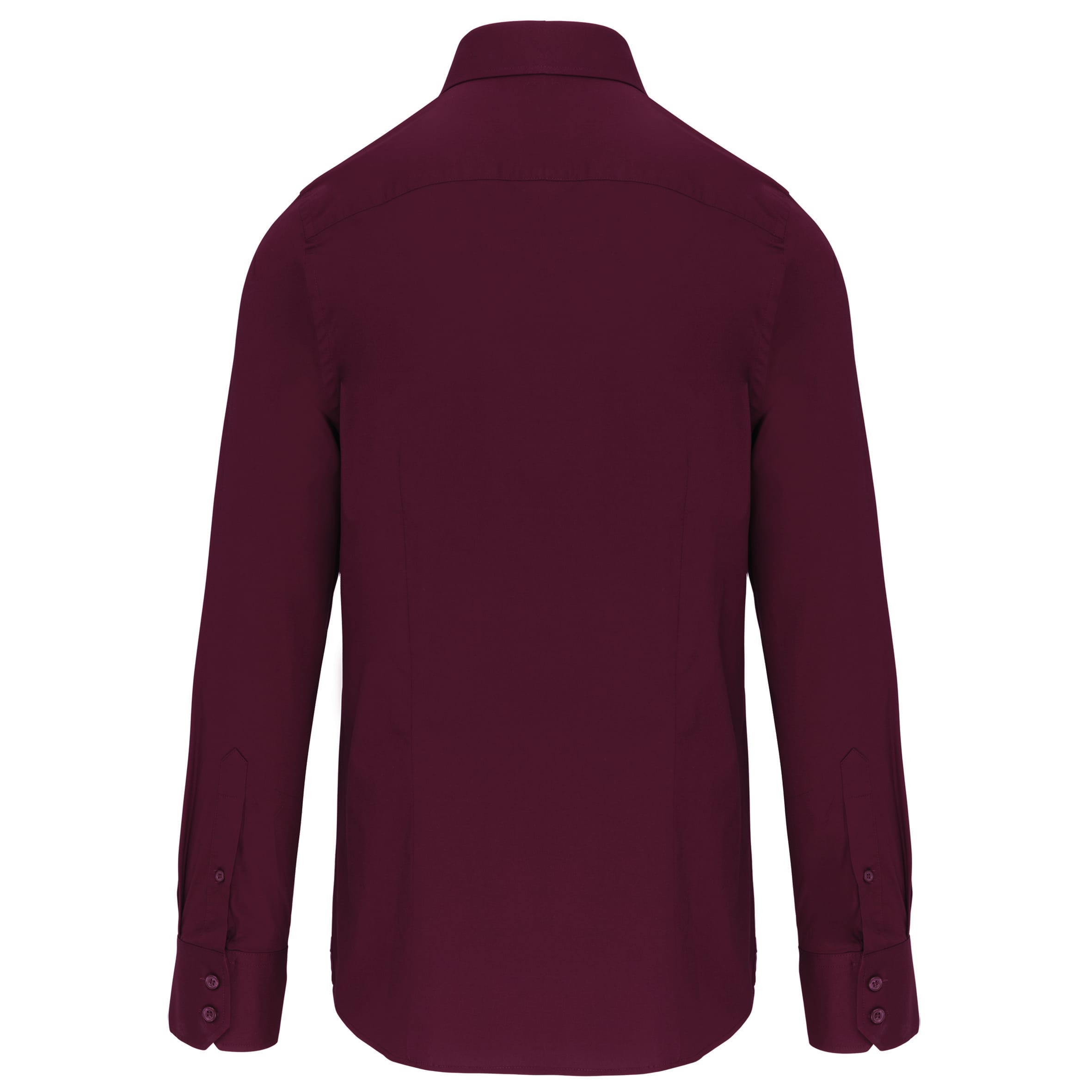 Heren stretch overhemd lange mouwen