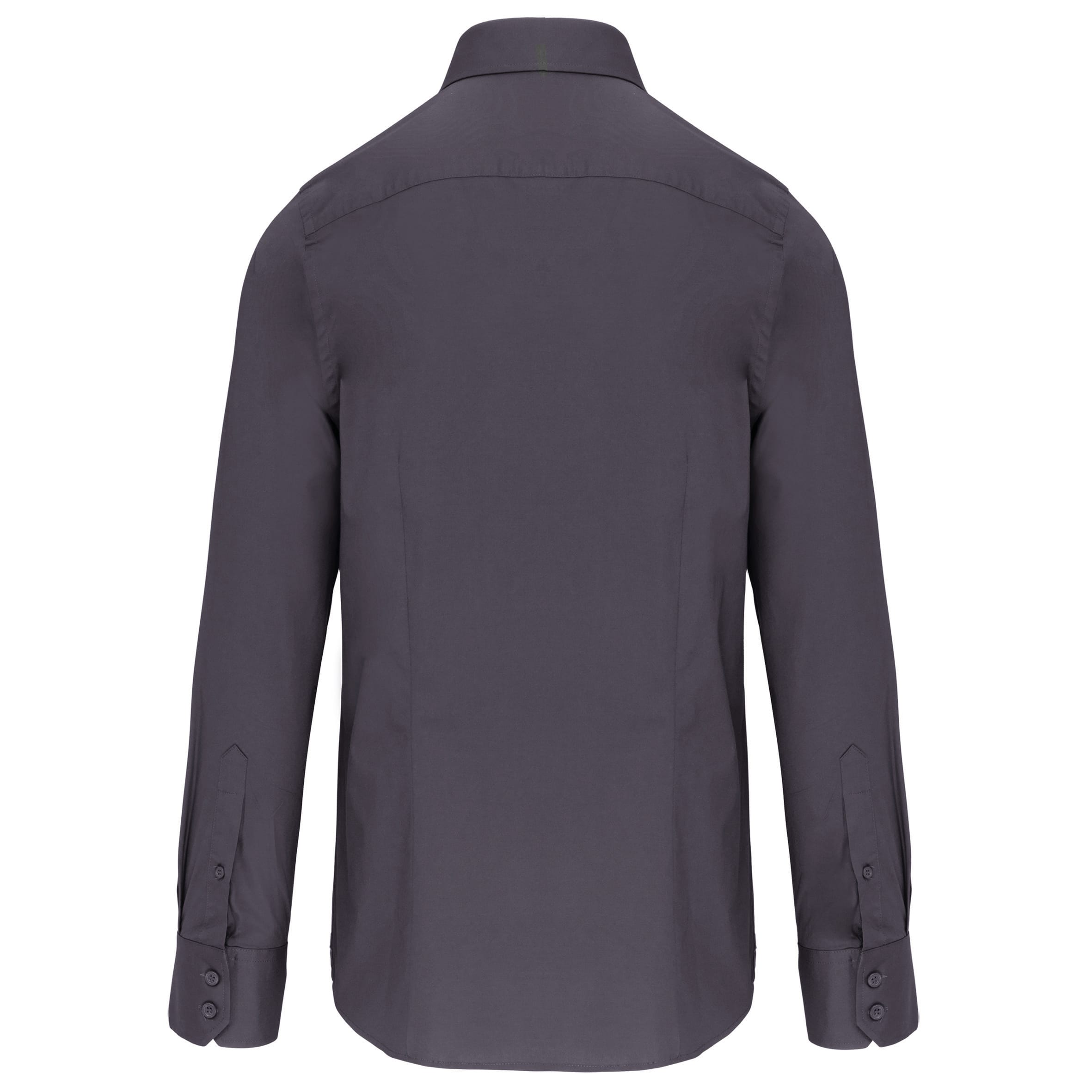 Heren stretch overhemd lange mouwen