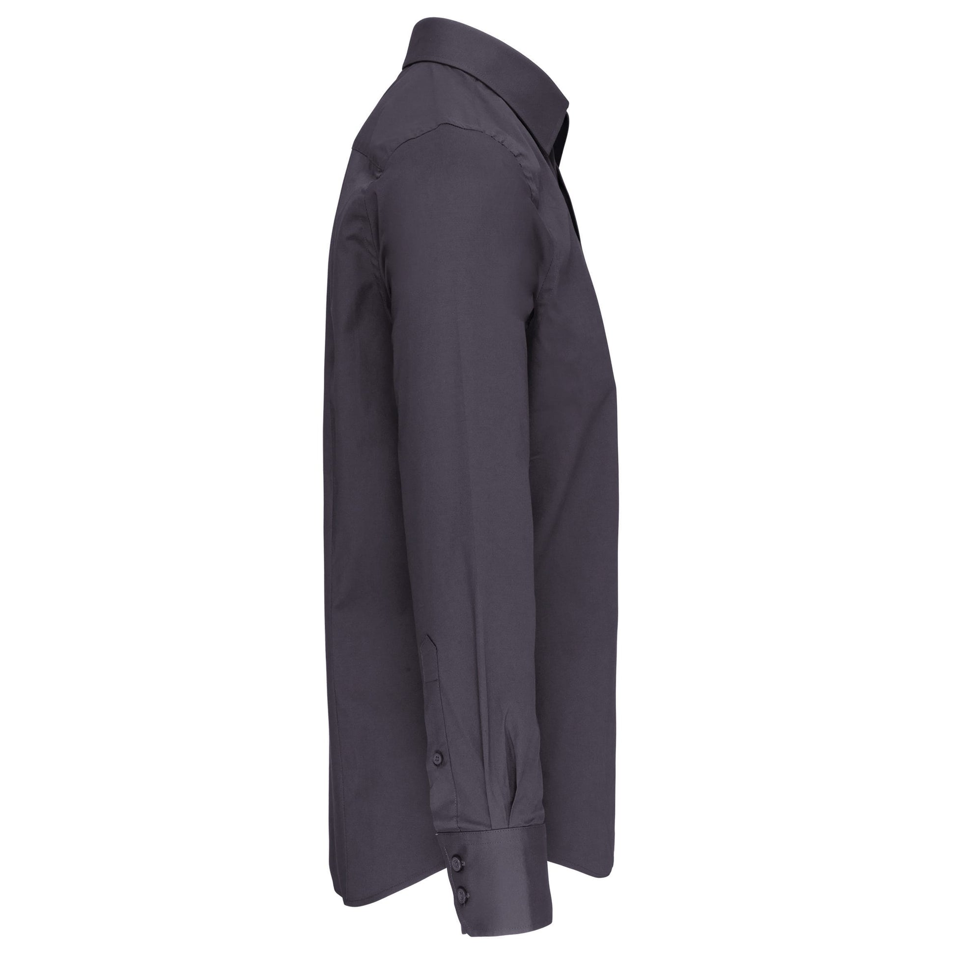 Heren stretch overhemd lange mouwen