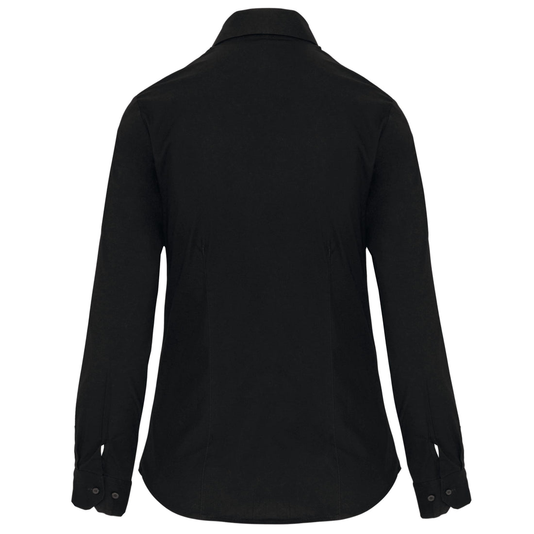 Dames stretch blouse lange mouwen