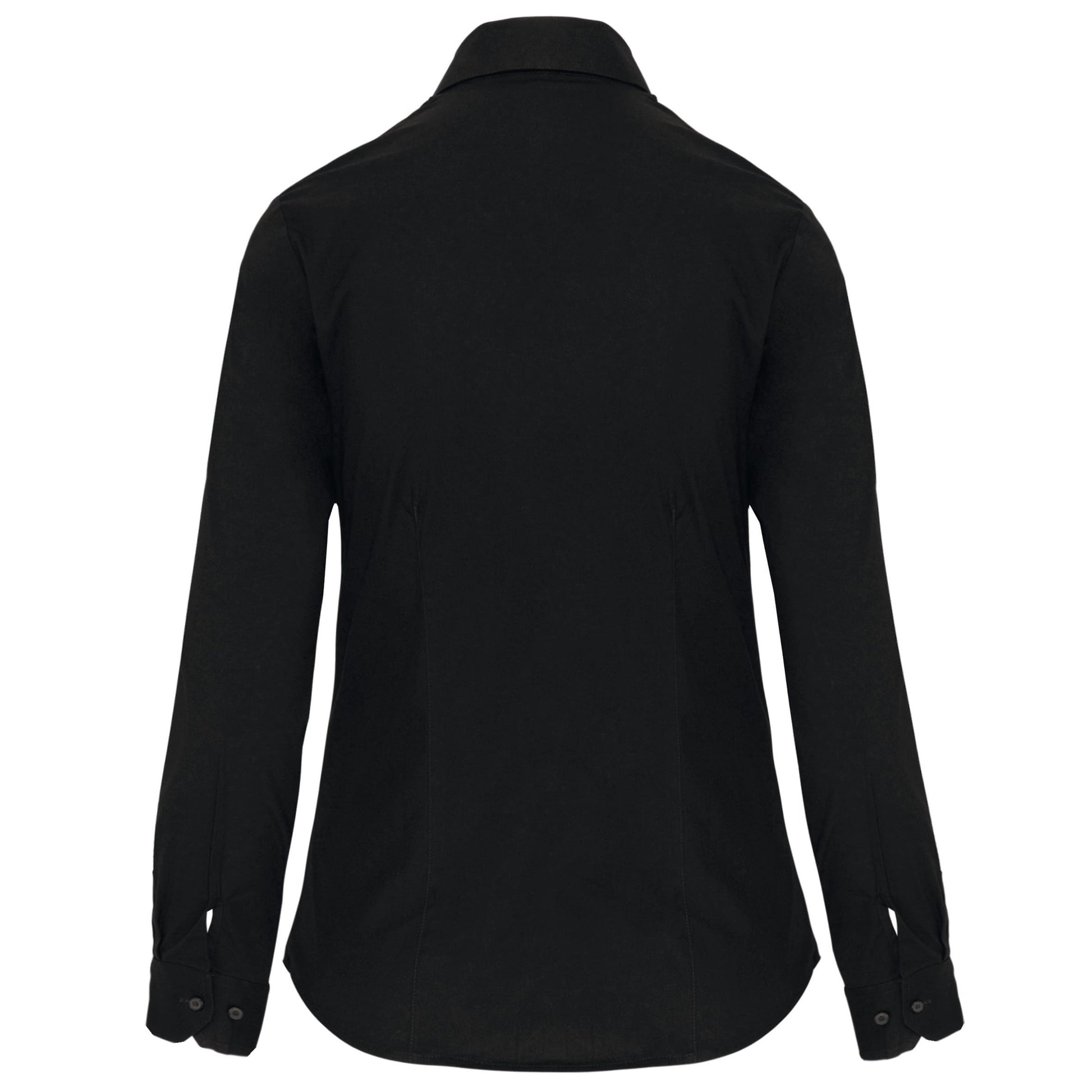 Dames stretch blouse lange mouwen