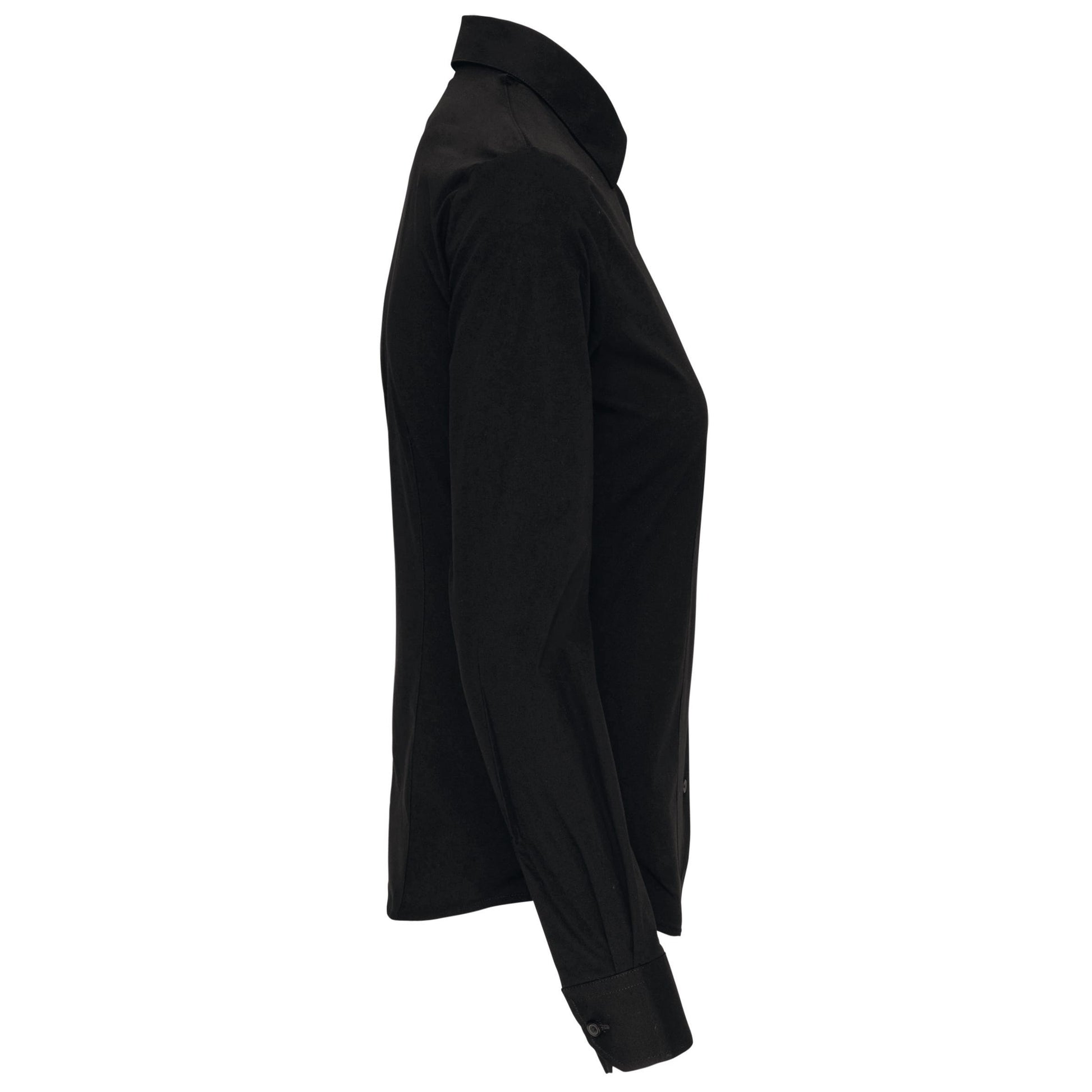 Dames stretch blouse lange mouwen
