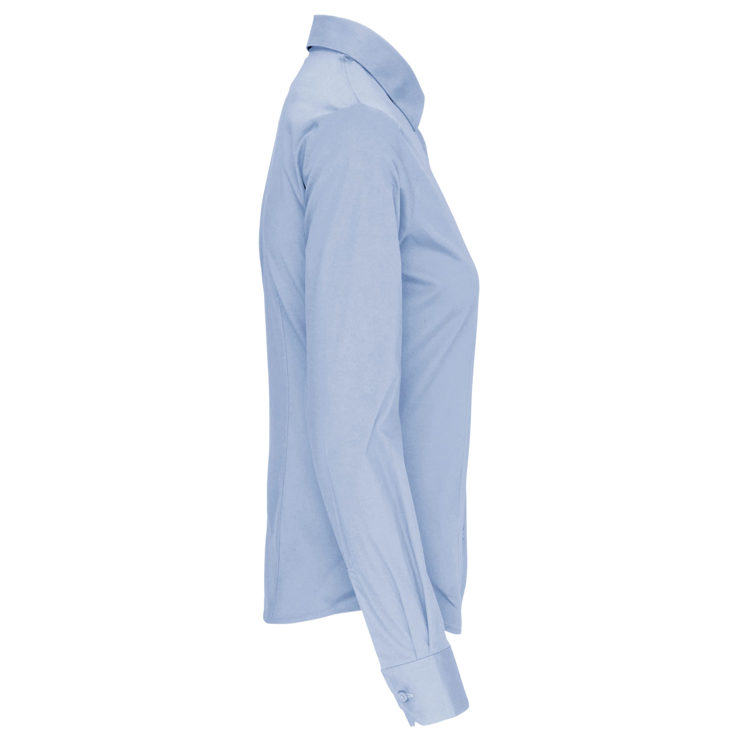 Dames stretch blouse lange mouwen