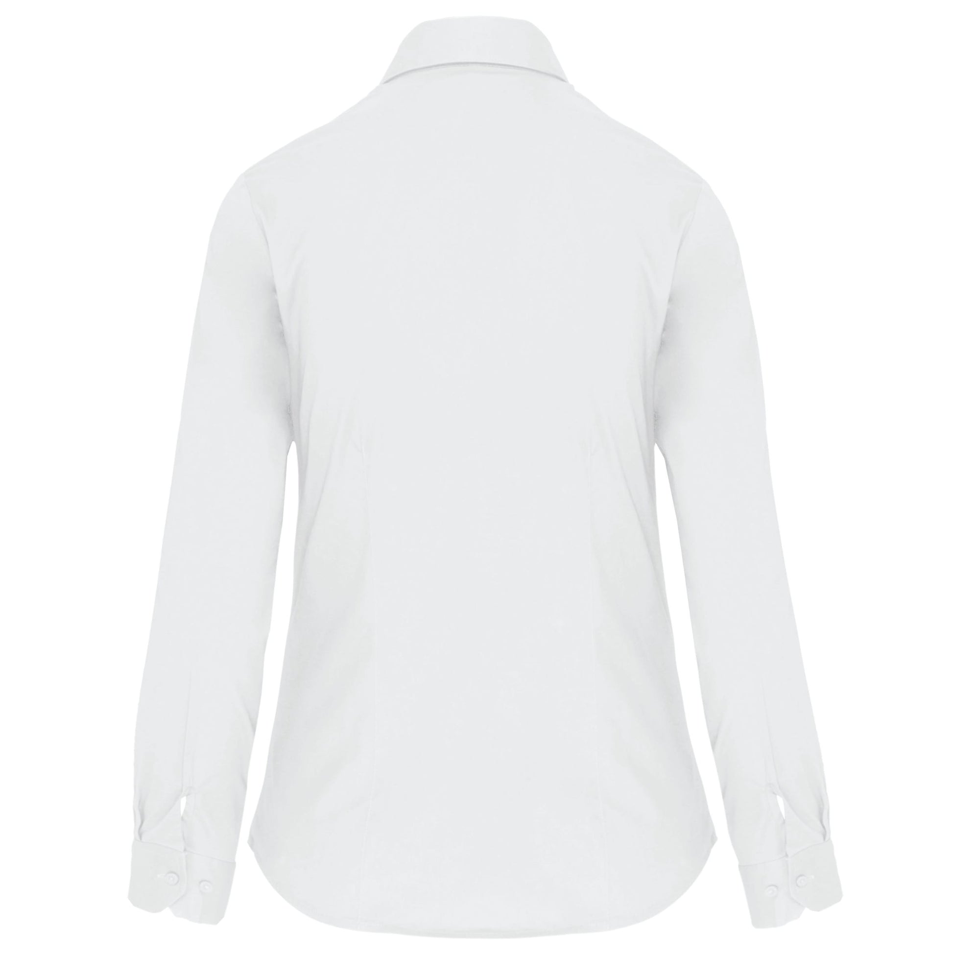 Dames stretch blouse lange mouwen