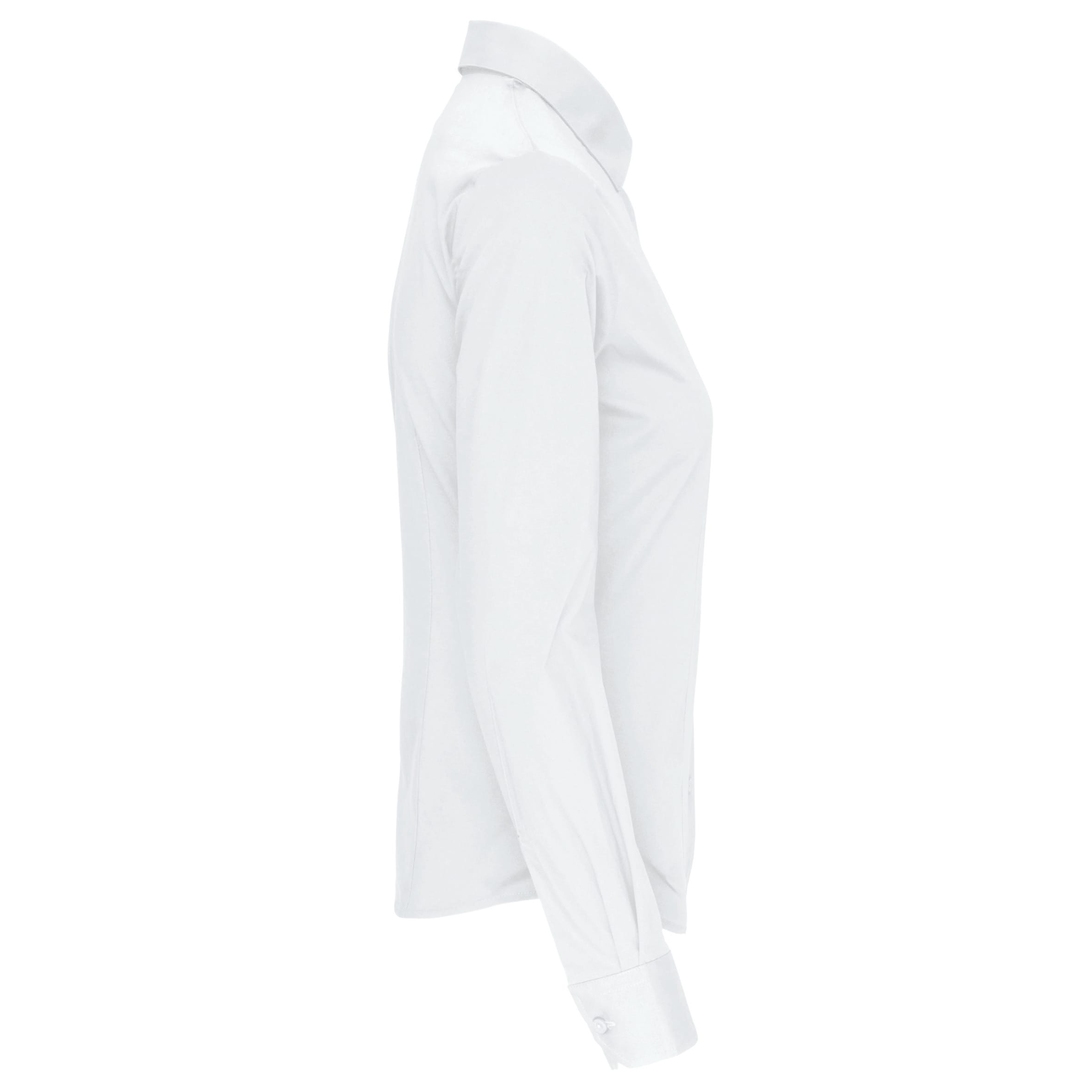 Dames stretch blouse lange mouwen
